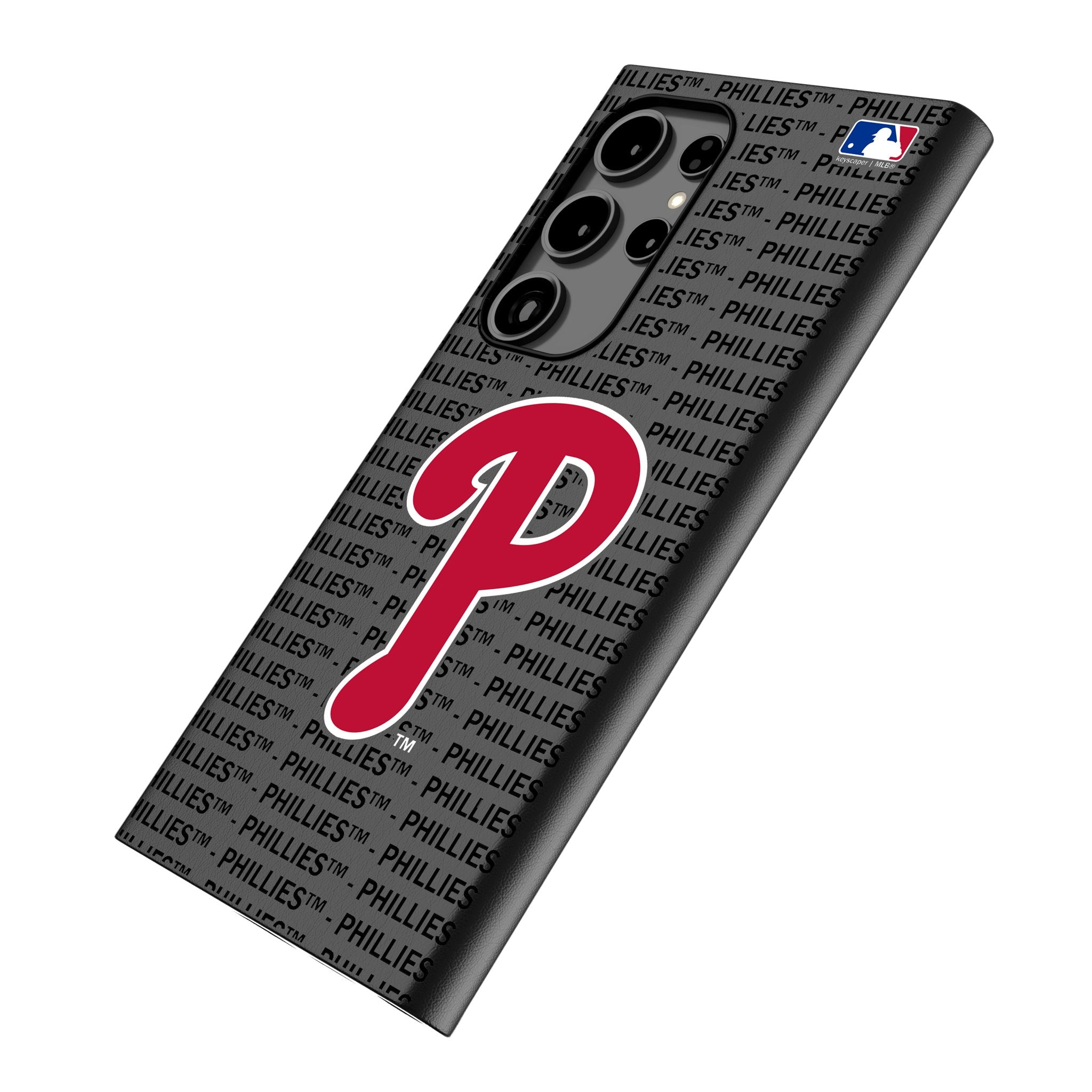 Philadelphia Phillies Text Backdrop MagSafe Compatible Phone Case for Samsung Galaxy