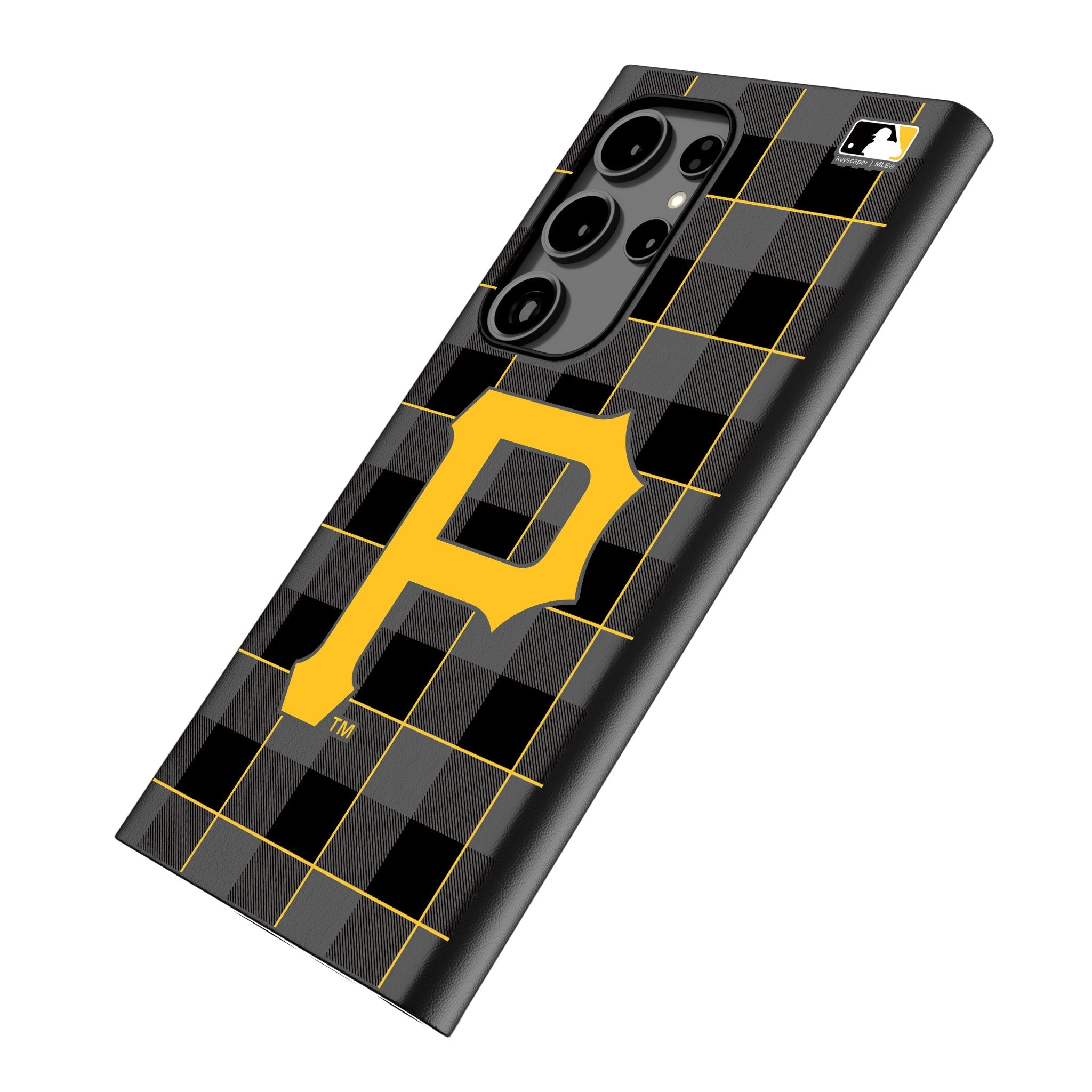 Pittsburgh Pirates Plaid MagSafe Compatible Phone Case for Samsung Galaxy 2