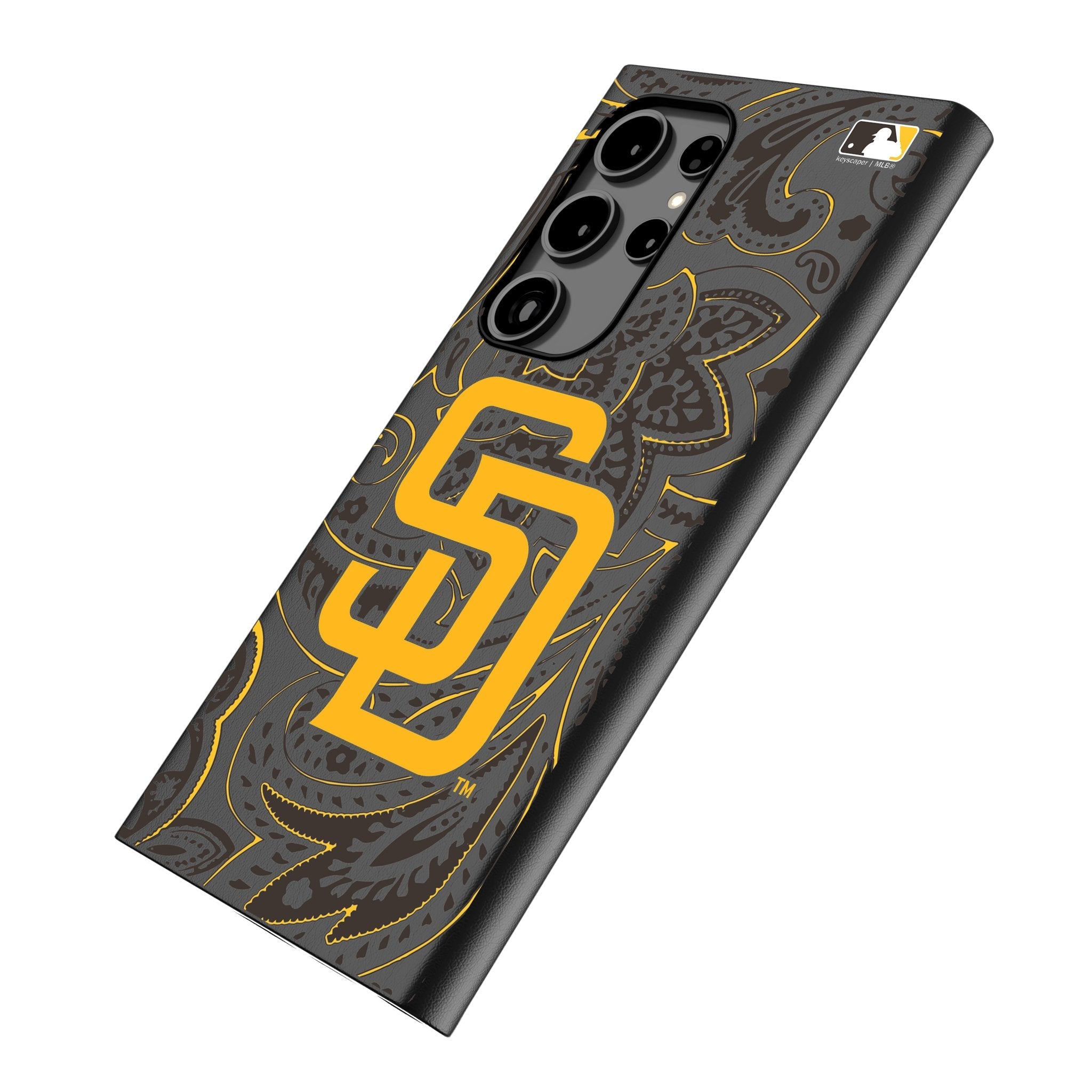 San Diego Padres Paisley MagSafe Compatible Phone Case for Samsung Galaxy