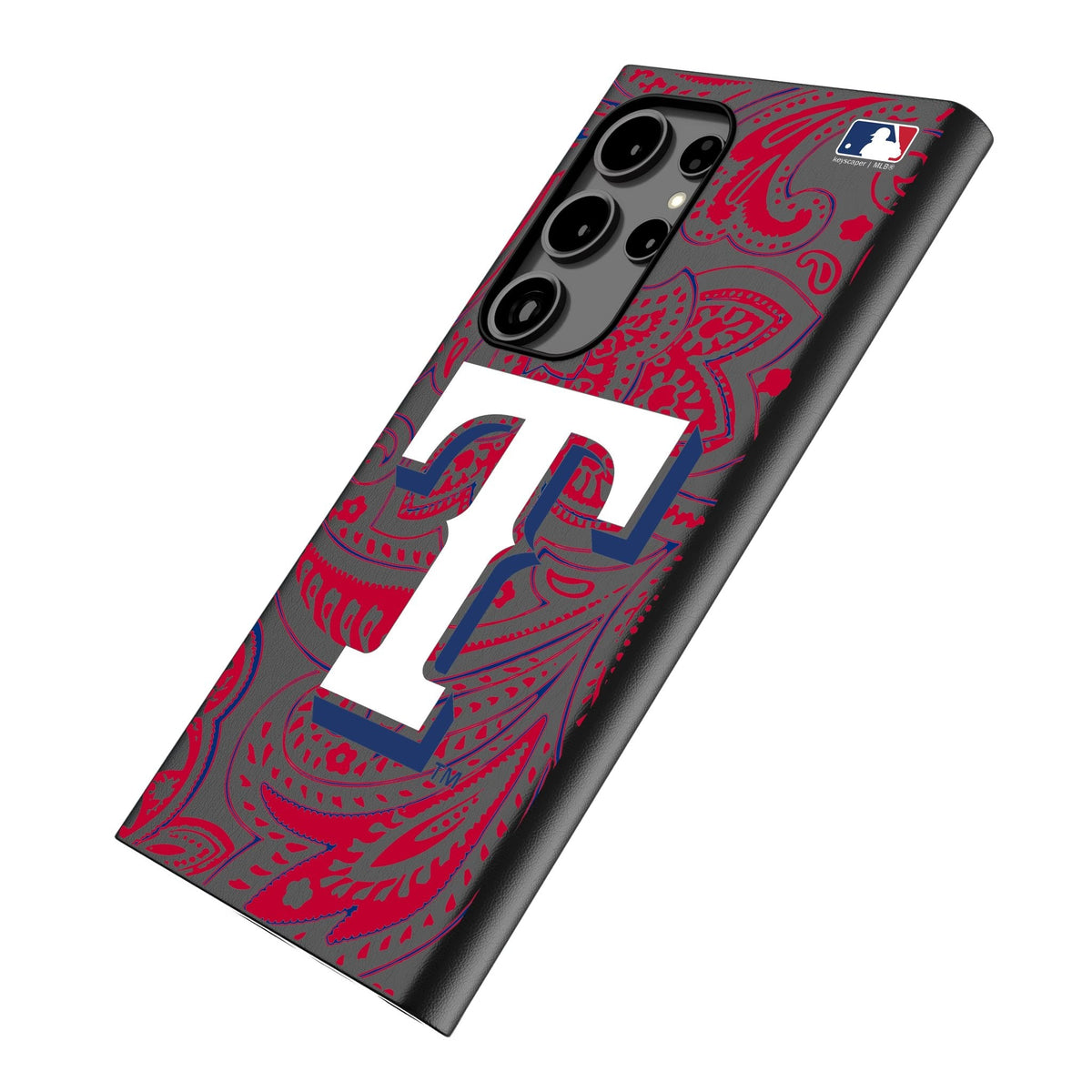 Texas Rangers Paisley MagSafe Compatible Phone Case for Samsung Galaxy