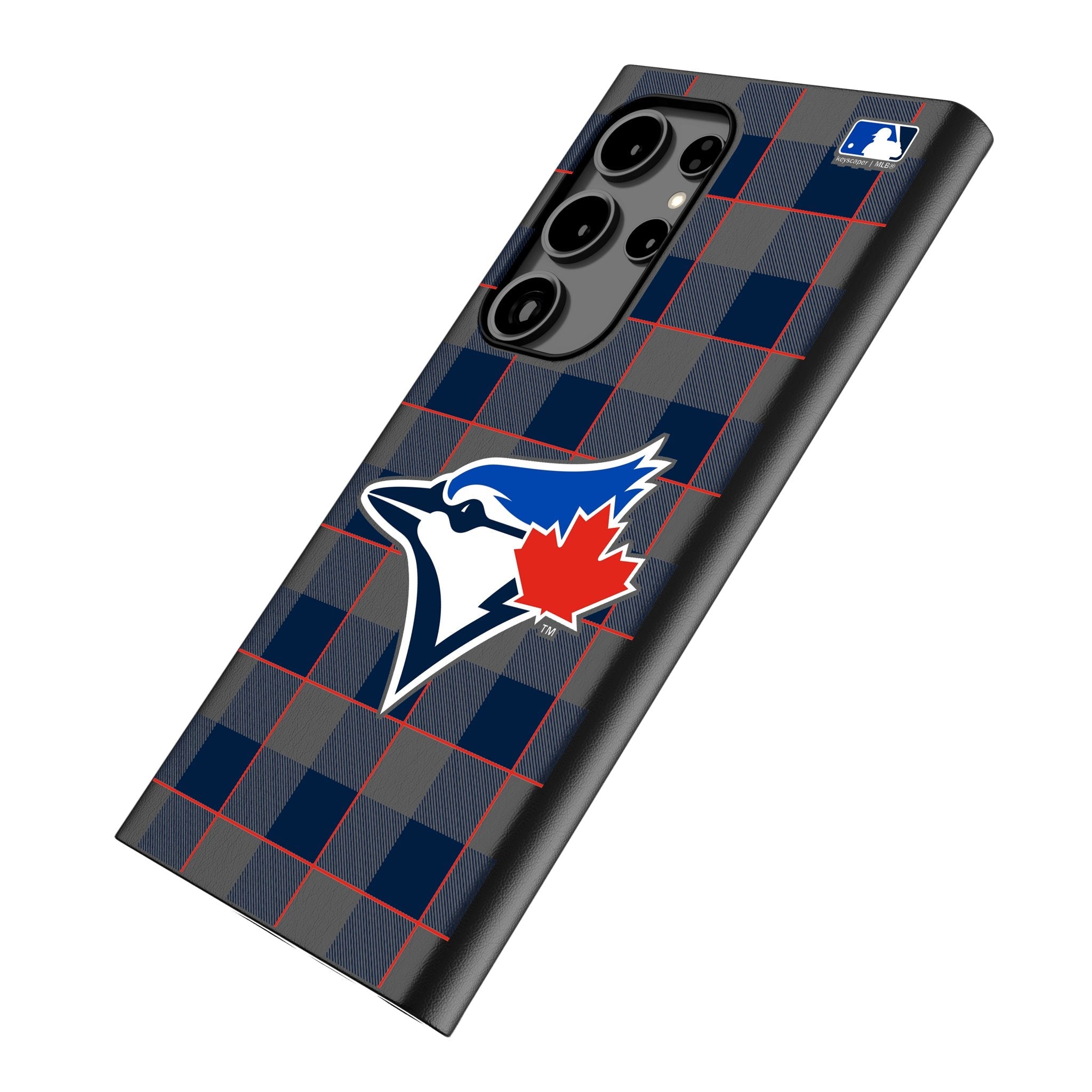Toronto Blue Jays Plaid MagSafe Compatible Phone Case for Samsung Galaxy 2