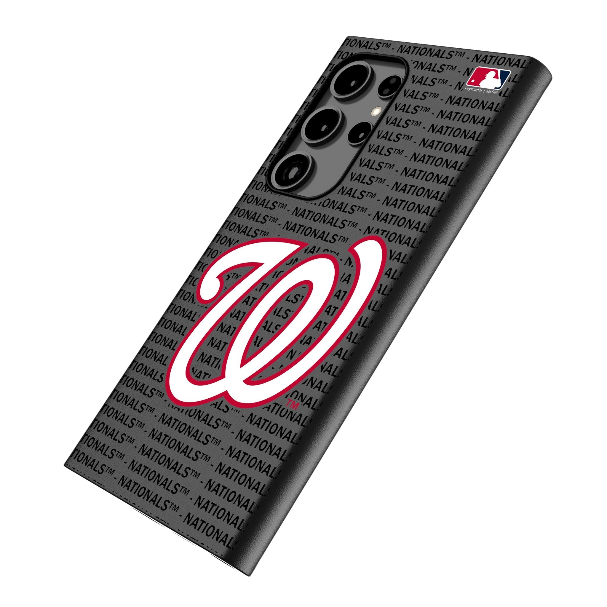 Washington Nationals Text Backdrop MagSafe Compatible Phone Case for Samsung Galaxy