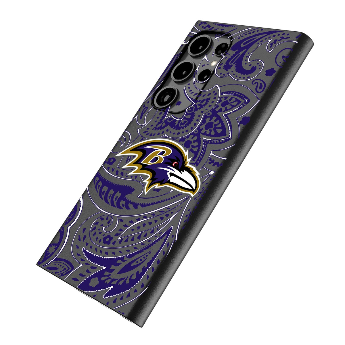 Baltimore Ravens Paisley MagSafe Compatible Phone Case for Samsung Galaxy