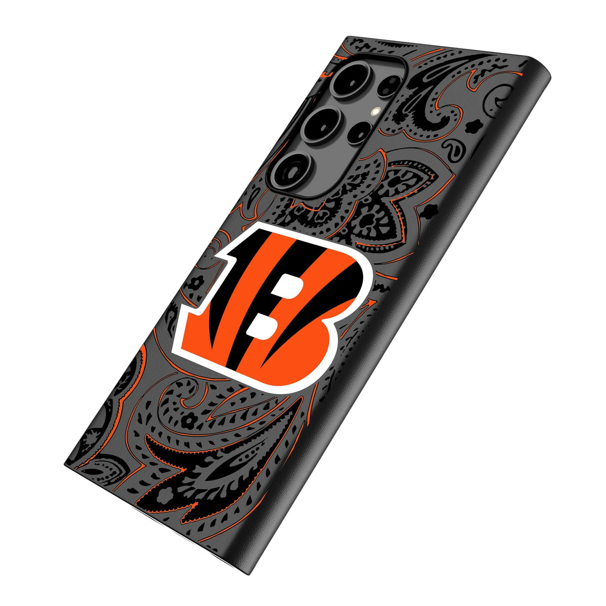 Cincinnati Bengals Paisley MagSafe Compatible Phone Case for Samsung Galaxy 2