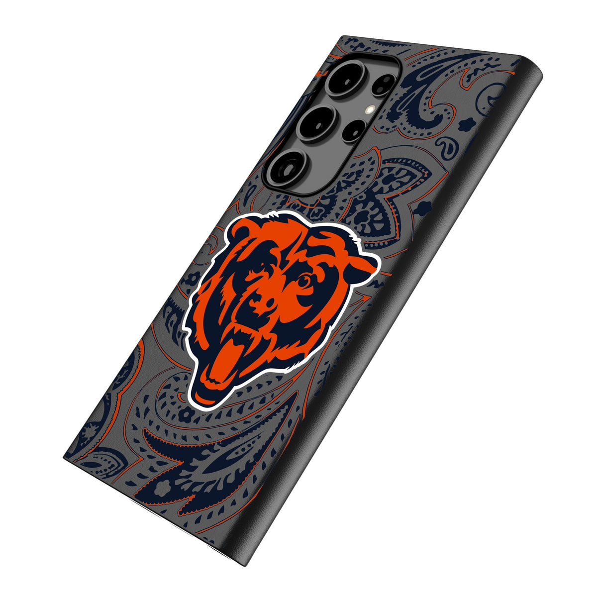 Chicago Bears Paisley MagSafe Compatible Phone Case for Samsung Galaxy 2