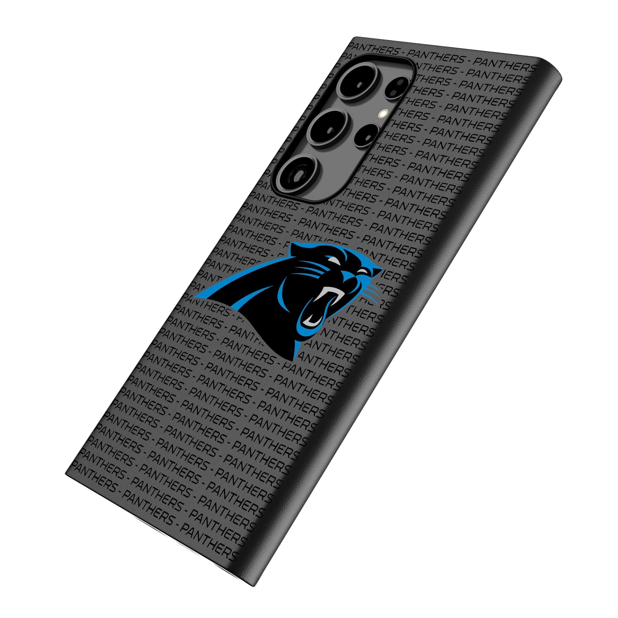Carolina Panthers Text Backdrop MagSafe Compatible Phone Case for Samsung Galaxy 2