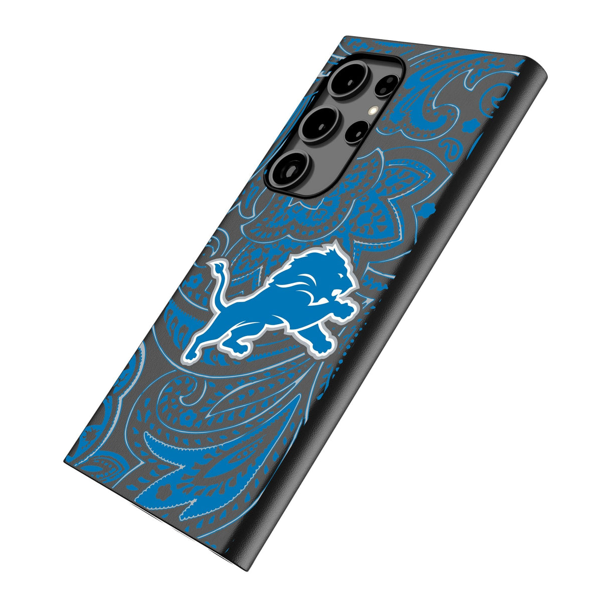 Detroit Lions Paisley MagSafe Compatible Phone Case for Samsung Galaxy 2