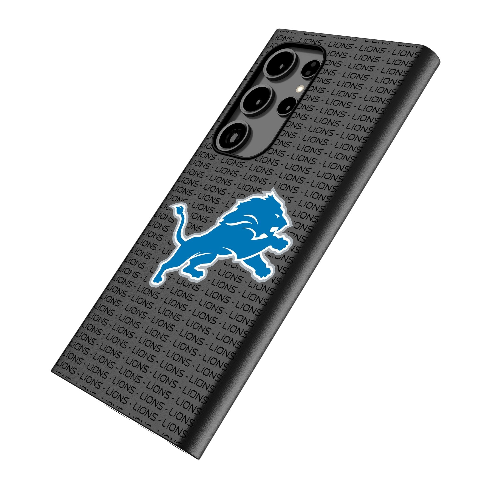 Detroit Lions Text Backdrop MagSafe Compatible Phone Case for Samsung Galaxy 2