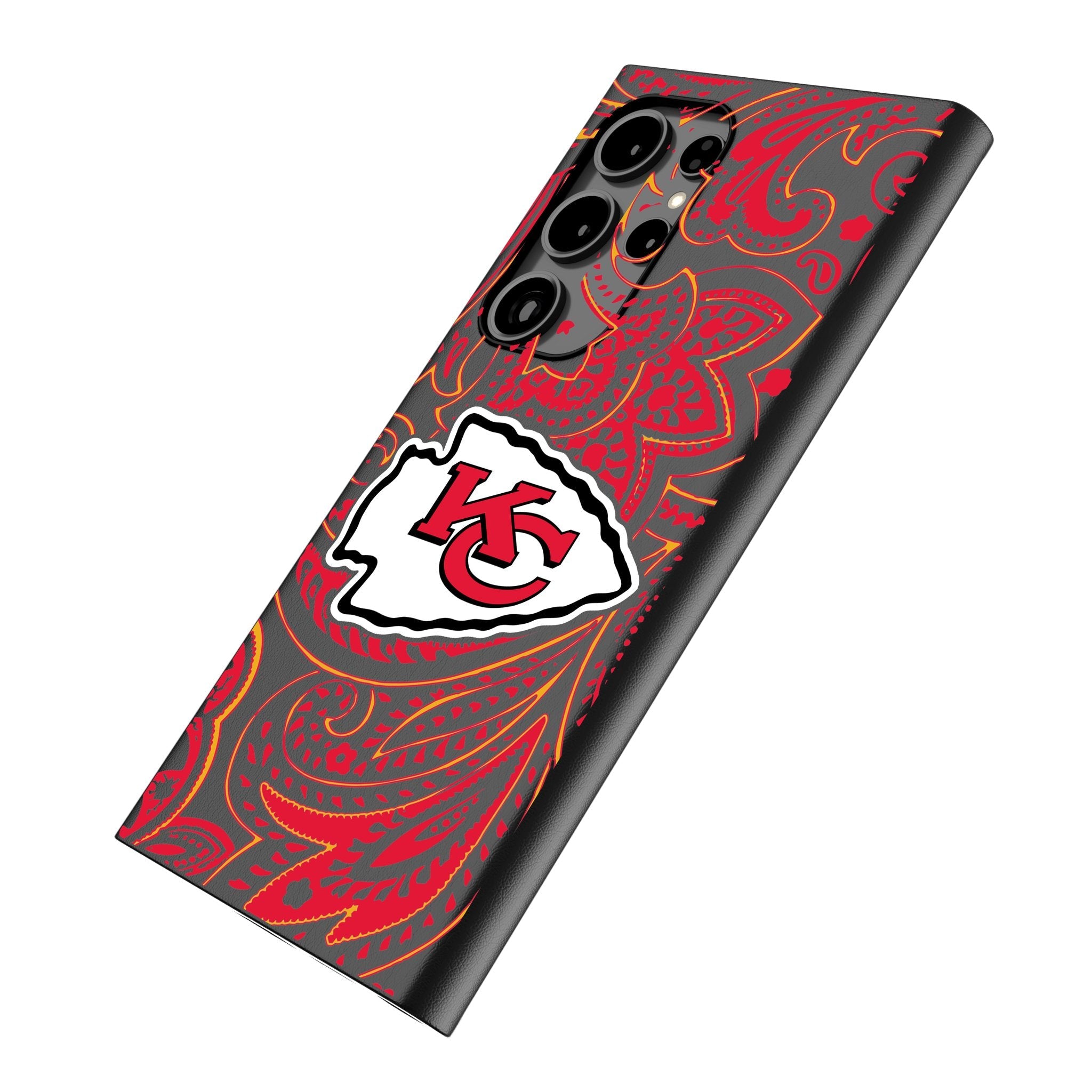Kansas City Chiefs Paisley MagSafe Compatible Phone Case for Samsung Galaxy 2