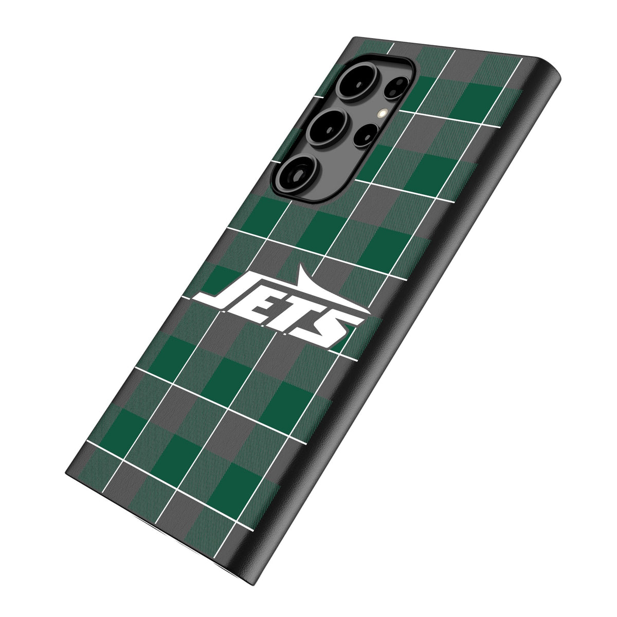 New York Jets Plaid MagSafe Compatible Phone Case for Samsung Galaxy 2