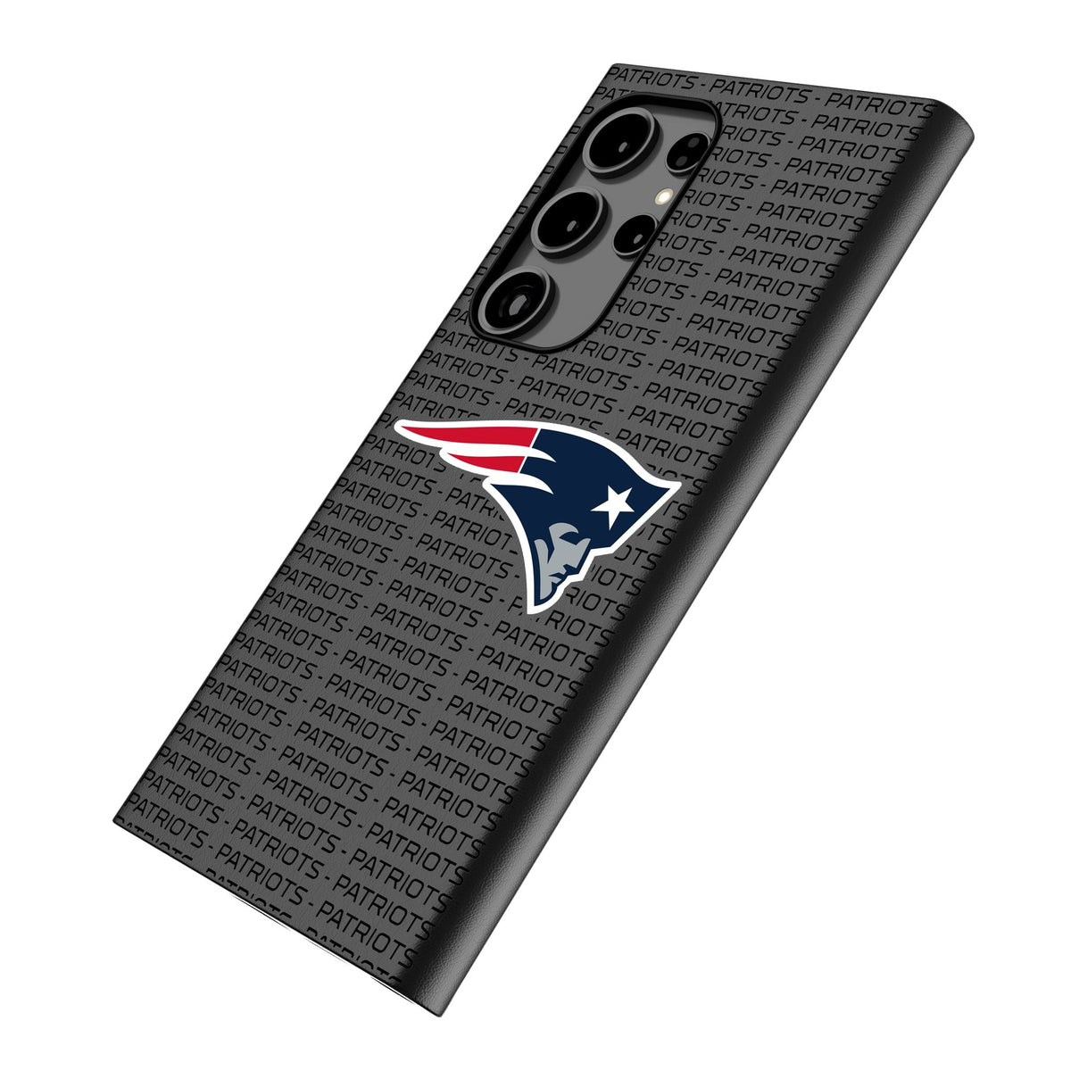 New England Patriots Text Backdrop MagSafe Compatible Phone Case for Samsung Galaxy 2