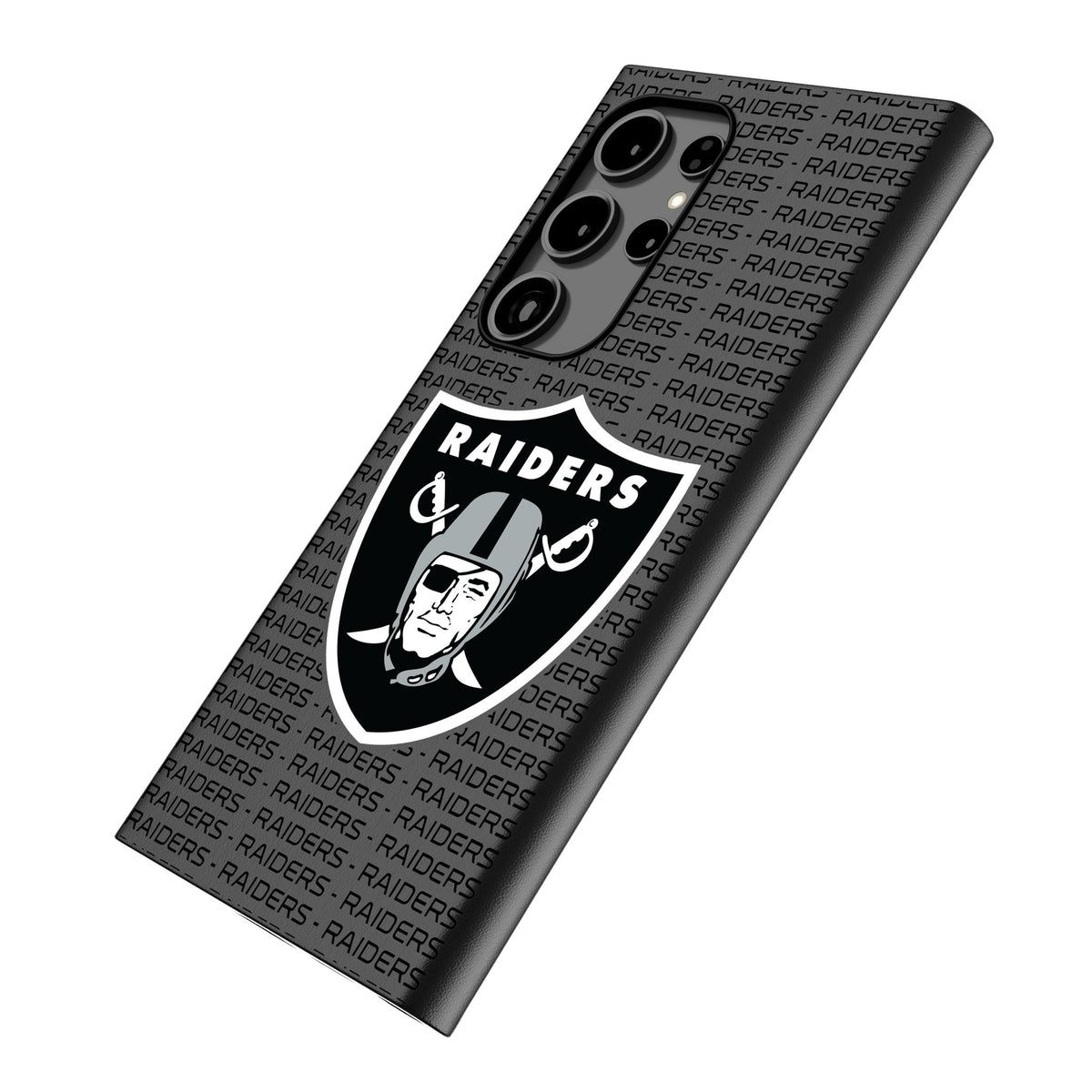 Las Vegas Raiders Text Backdrop MagSafe Compatible Phone Case for Samsung Galaxy 2