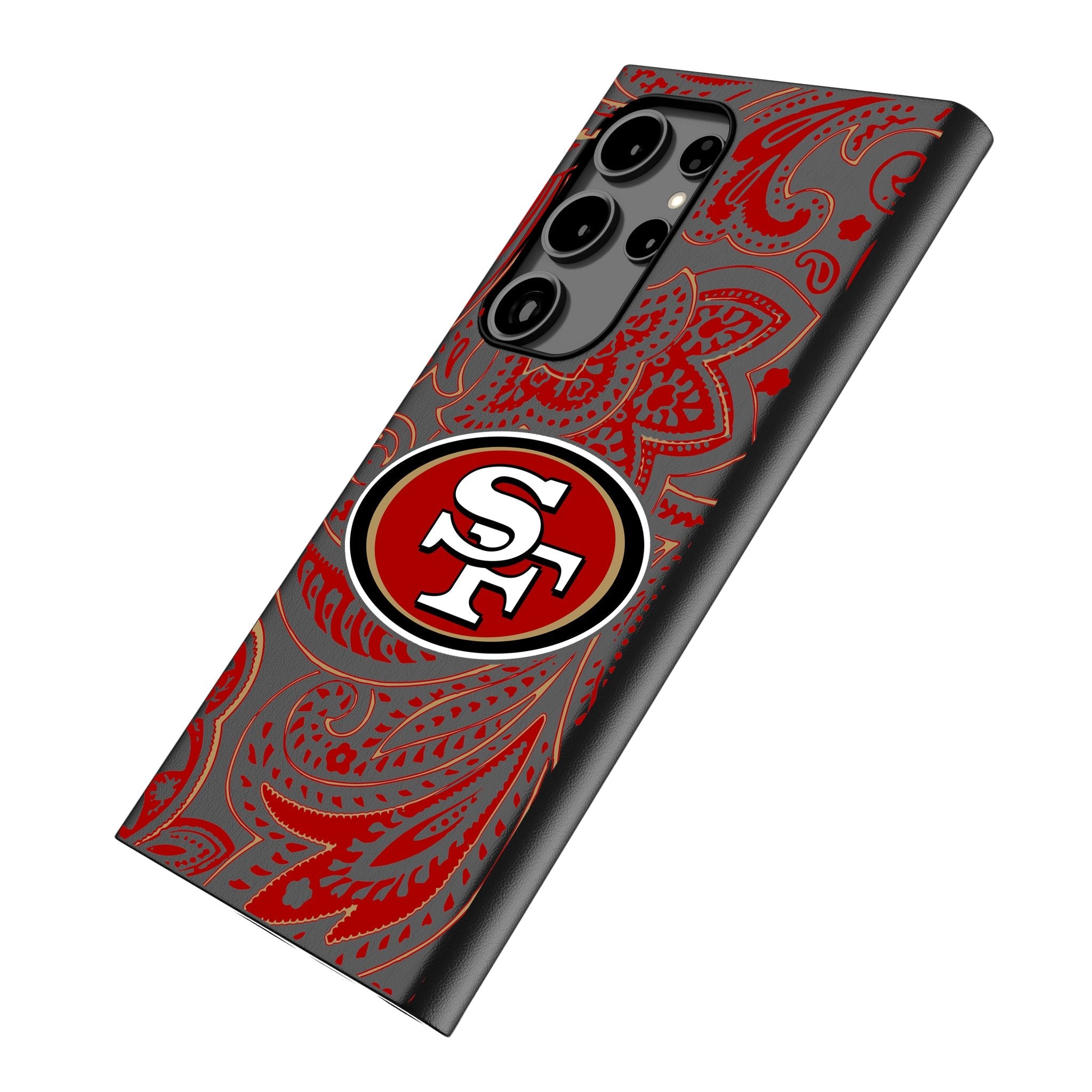 San Francisco 49ers Paisley MagSafe Compatible Phone Case for Samsung Galaxy