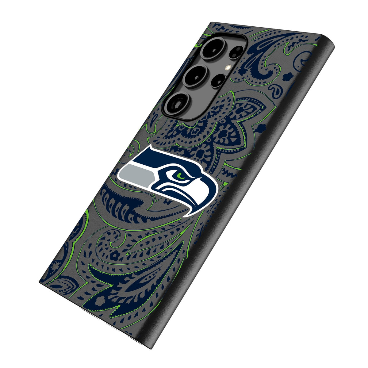 Seattle Seahawks Paisley MagSafe Compatible Phone Case for Samsung Galaxy 2
