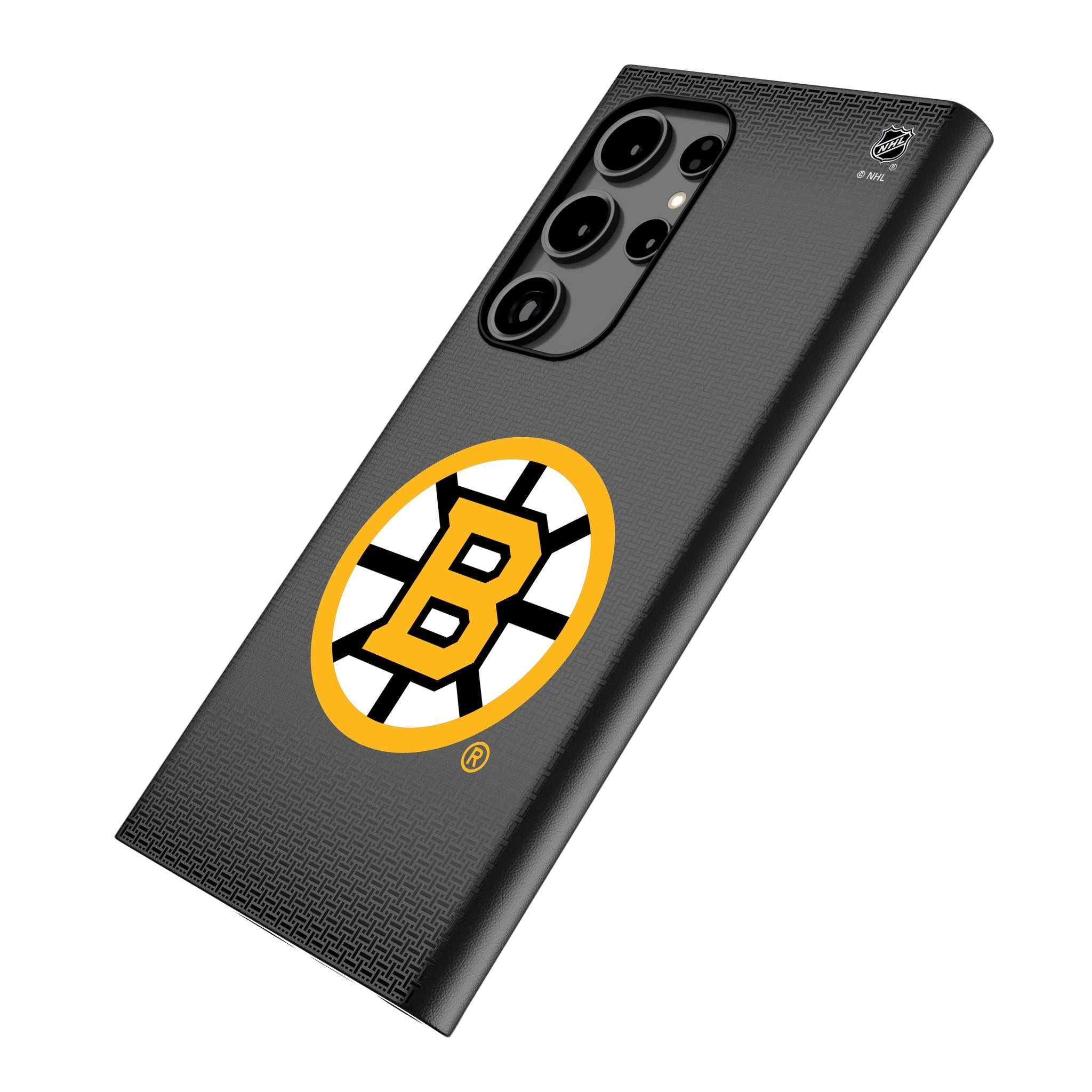 Boston Bruins Linen MagSafe Compatible Phone Case for Samsung Galaxy