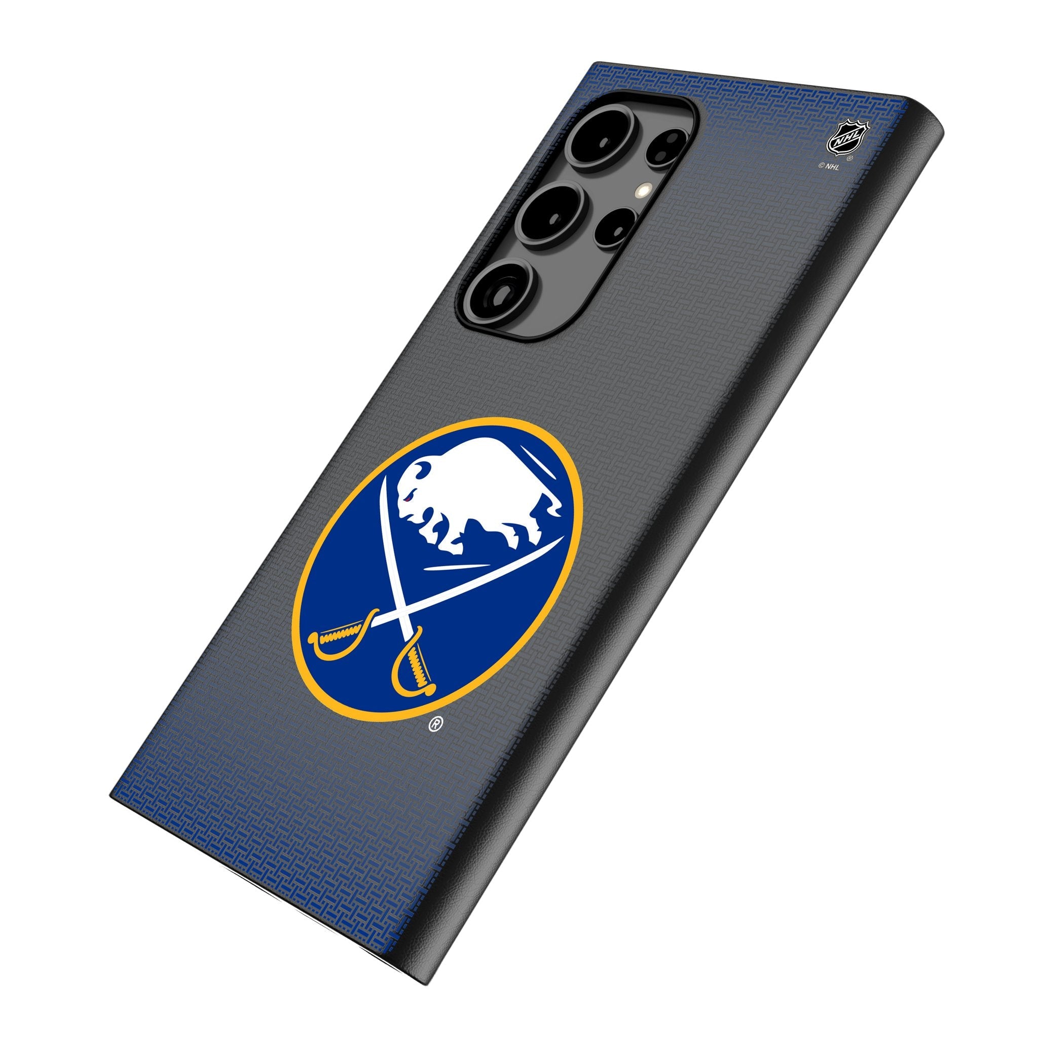 Buffalo Sabres Linen MagSafe Compatible Phone Case for Samsung Galaxy