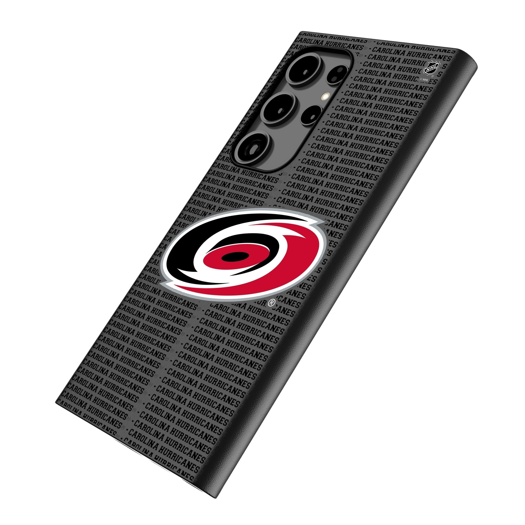 Carolina Hurricanes Text Backdrop MagSafe Compatible Phone Case for Samsung Galaxy