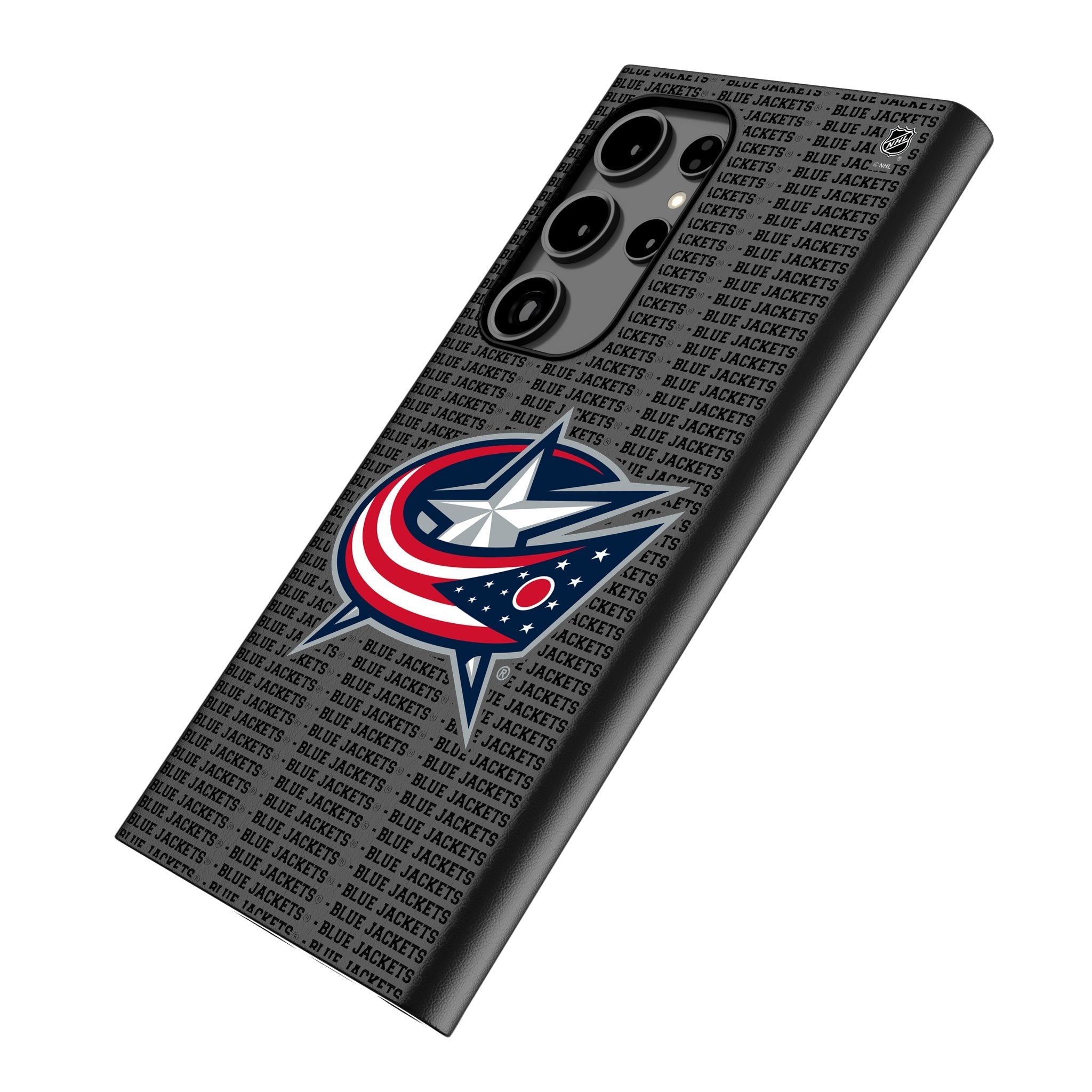 Columbus Blue Jackets Text Backdrop MagSafe Compatible Phone Case for Samsung Galaxy