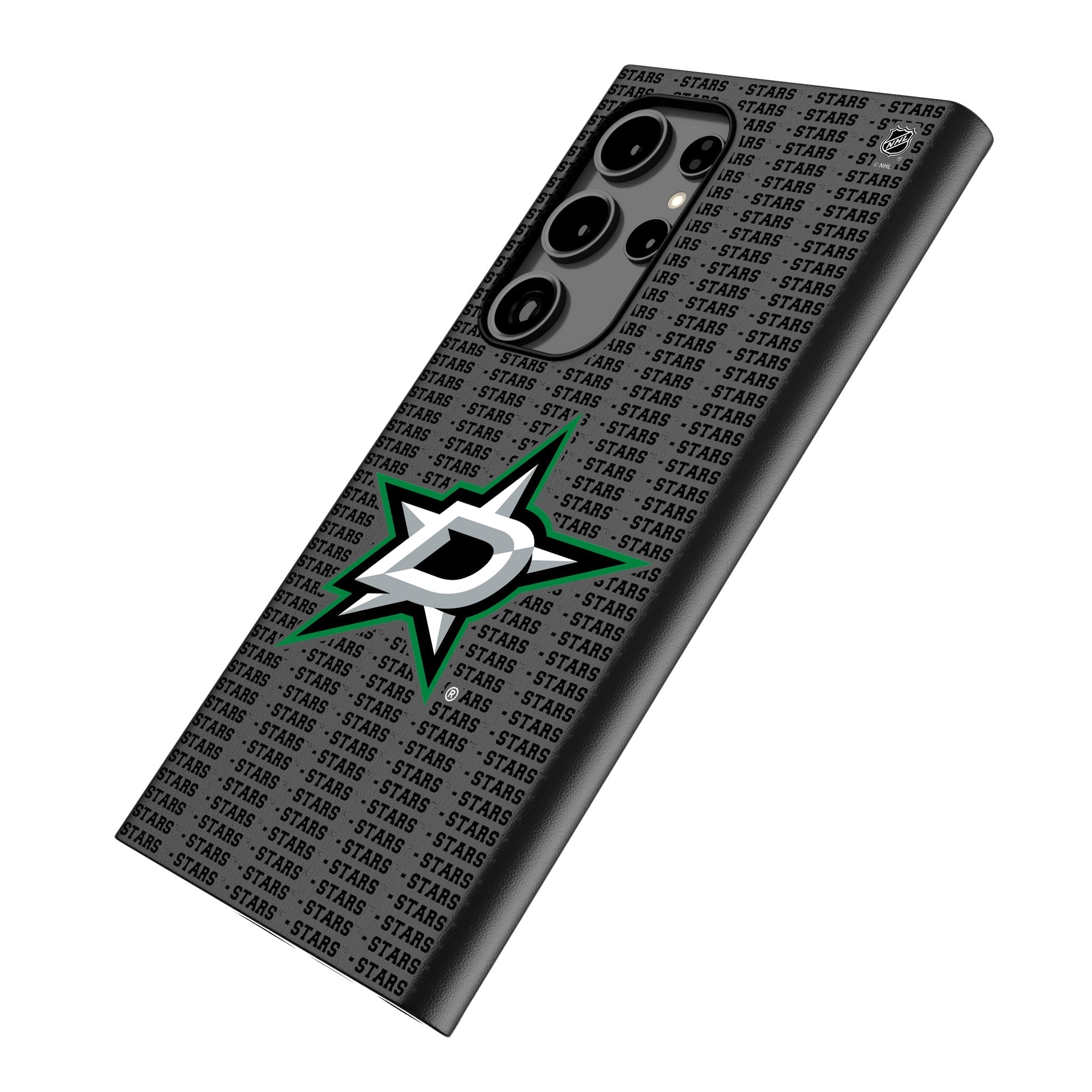 Dallas Stars Text Backdrop MagSafe Compatible Phone Case for Samsung Galaxy