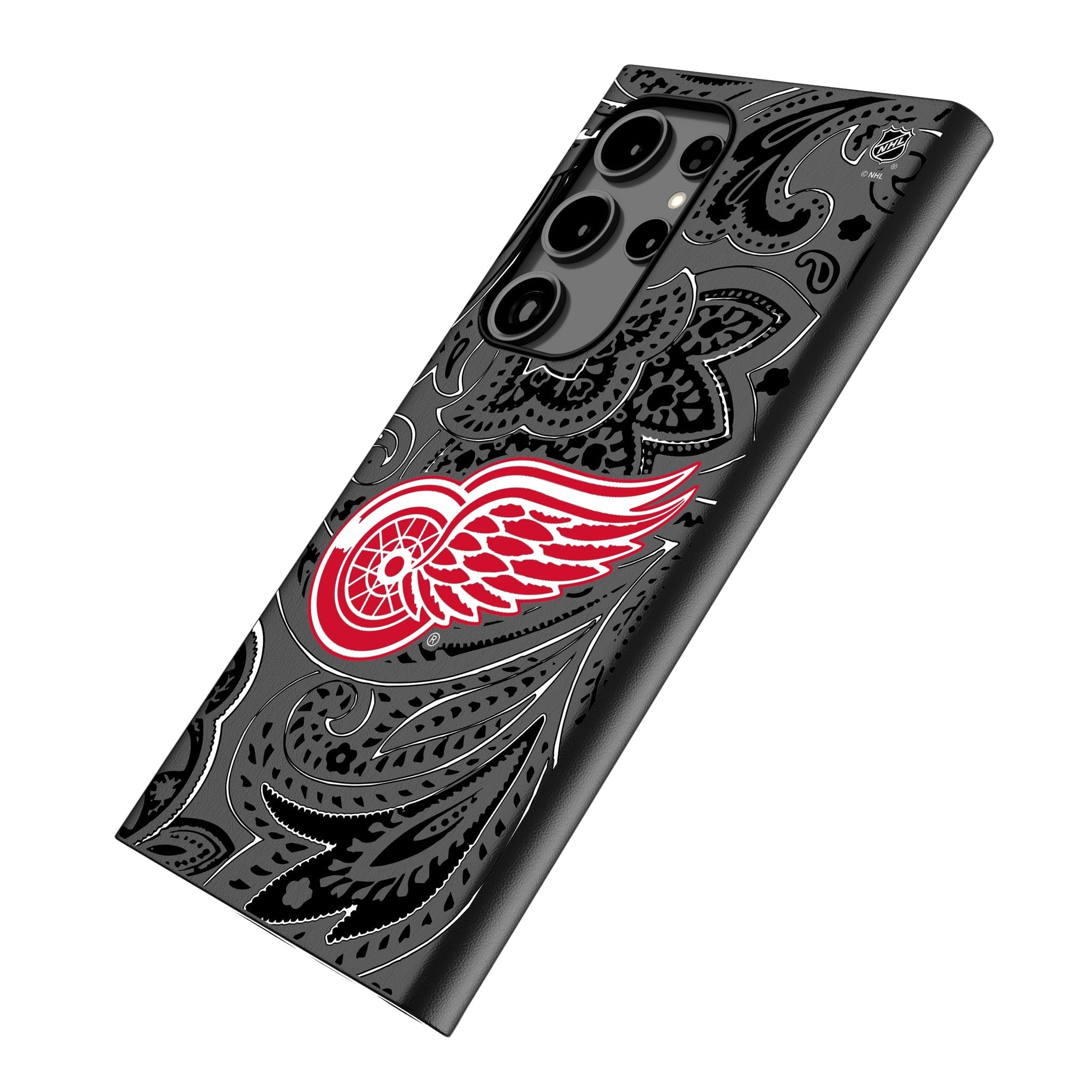 Detroit Red Wings Paisley MagSafe Compatible Phone Case for Samsung Galaxy