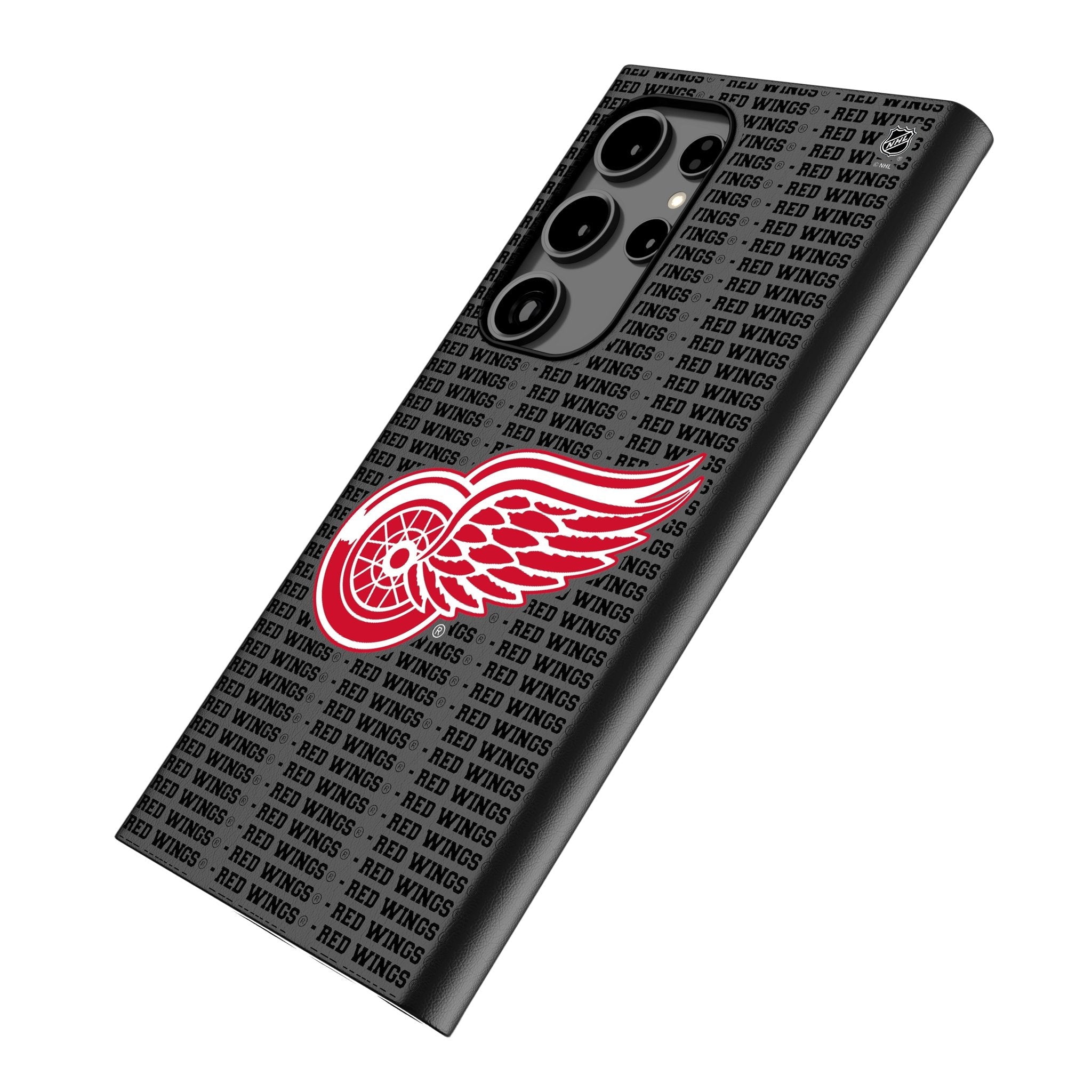 Detroit Red Wings Text Backdrop MagSafe Compatible Phone Case for Samsung Galaxy