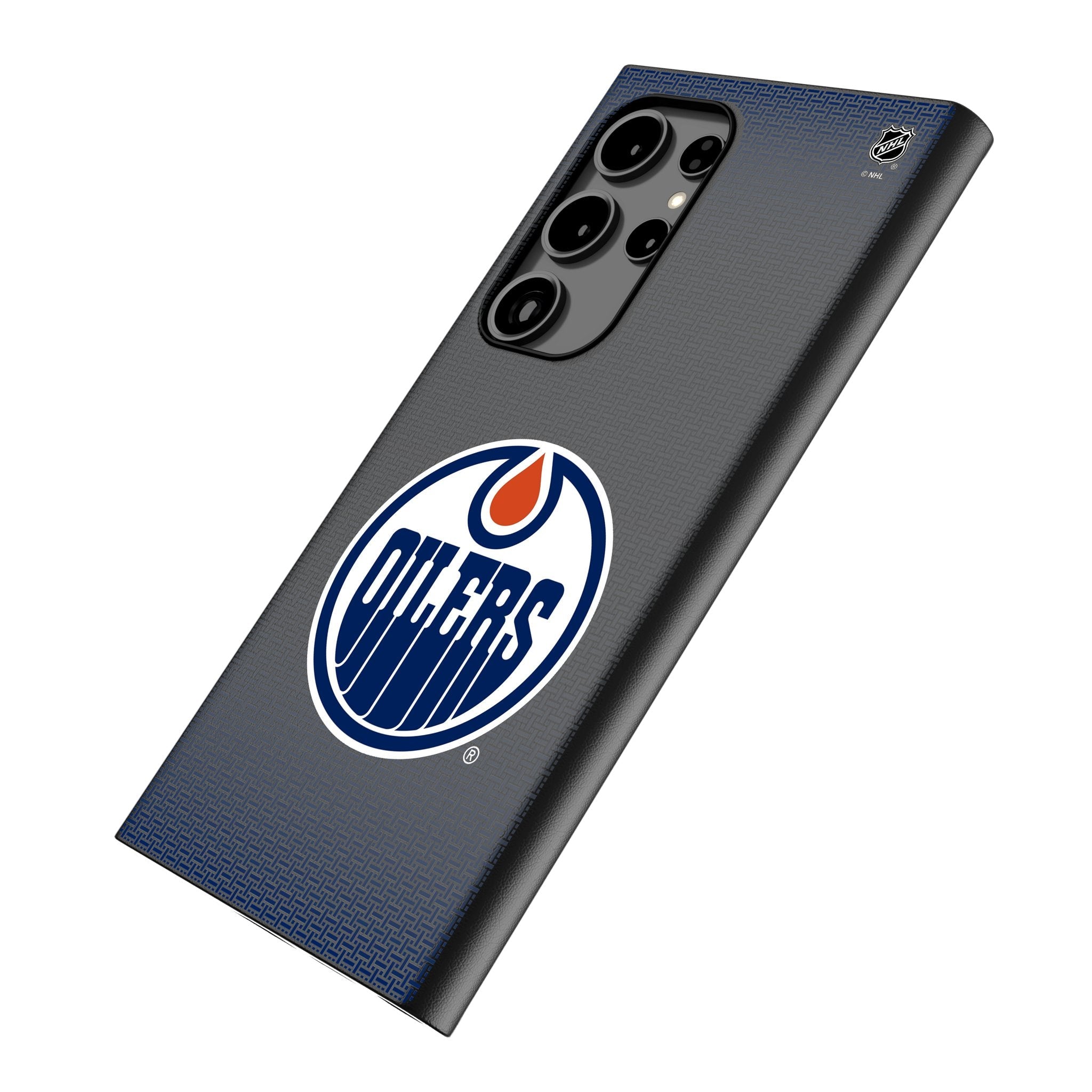 Edmonton Oilers Linen MagSafe Compatible Phone Case for Samsung Galaxy