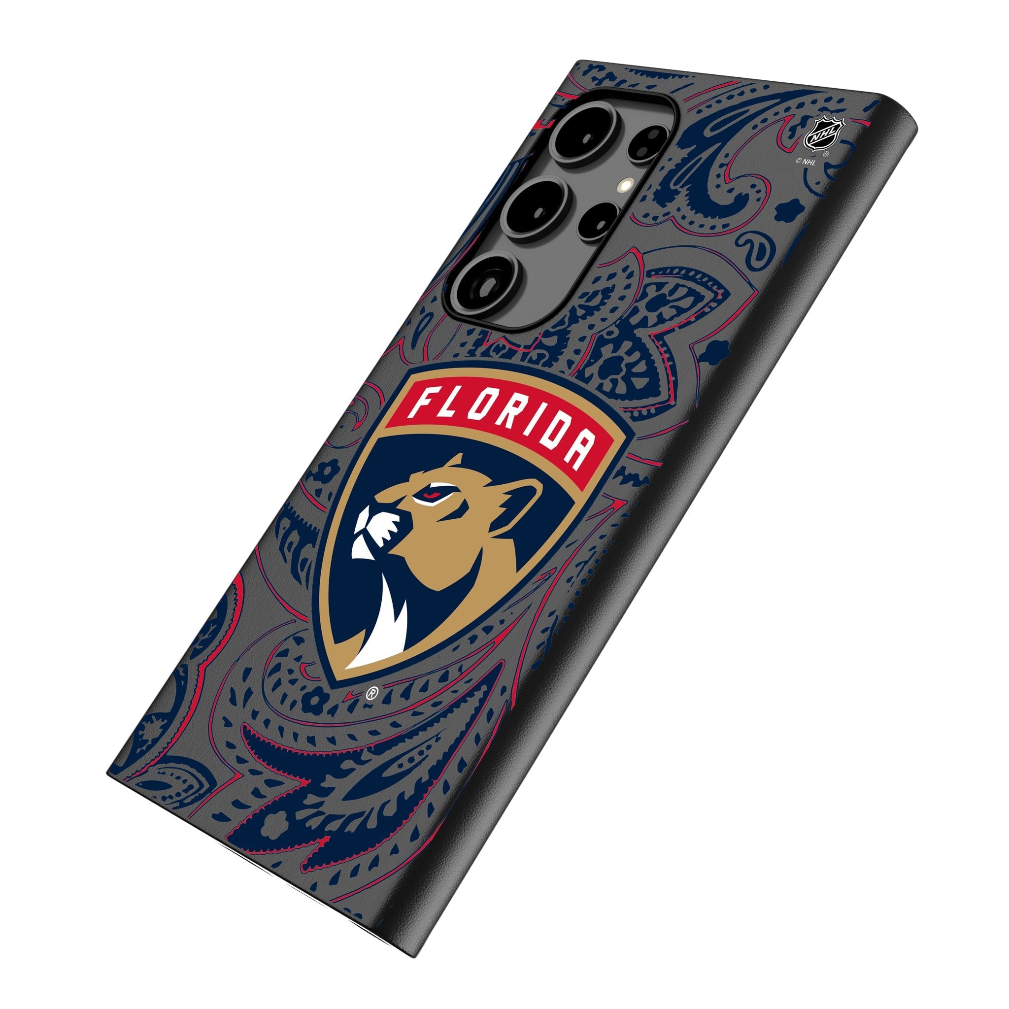 Florida Panthers Paisley MagSafe Compatible Phone Case for Samsung Galaxy