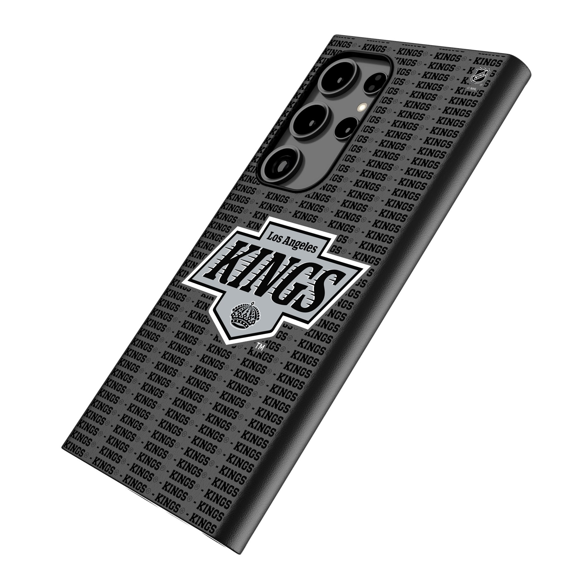 LA Kings Text Backdrop MagSafe Compatible Phone Case for Samsung Galaxy