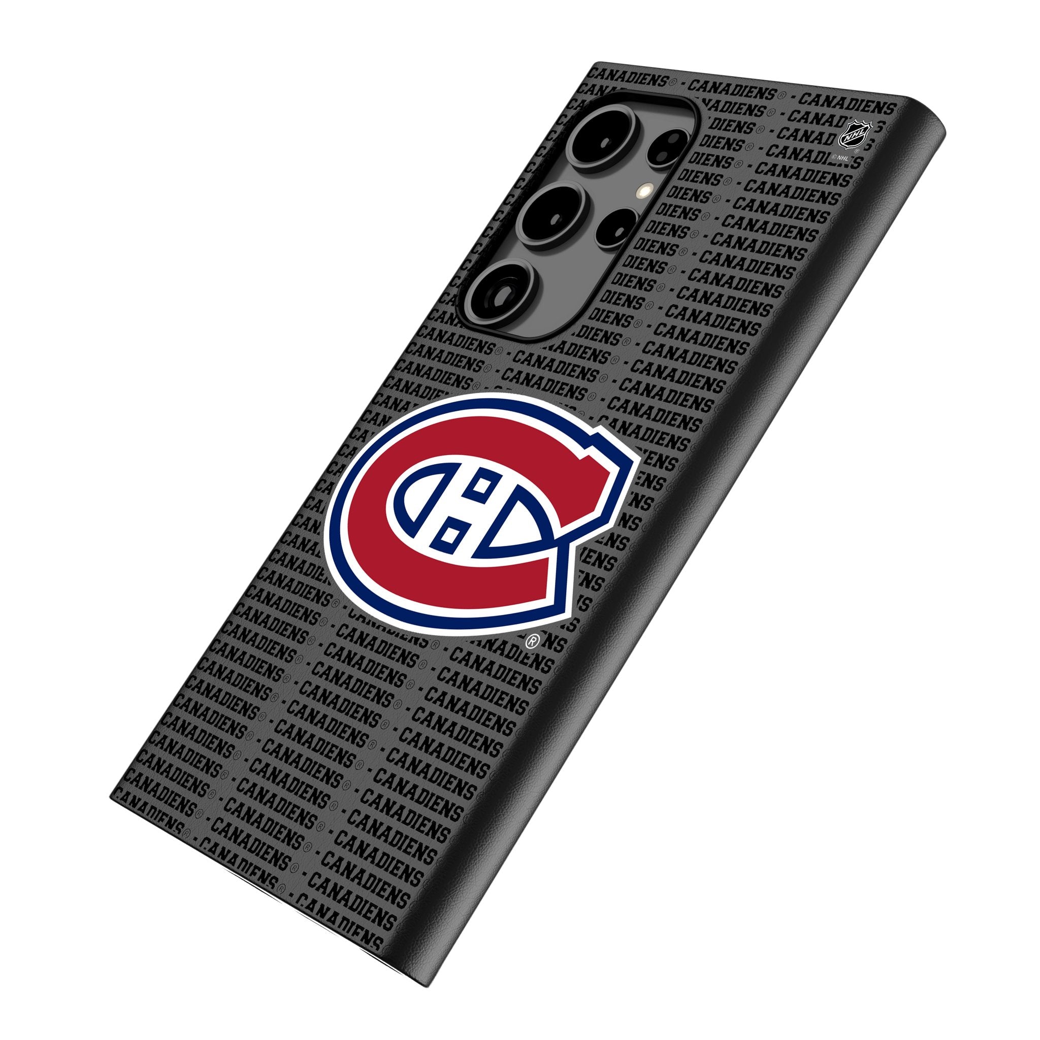 Montreal Canadiens Text Backdrop MagSafe Compatible Phone Case for Samsung Galaxy