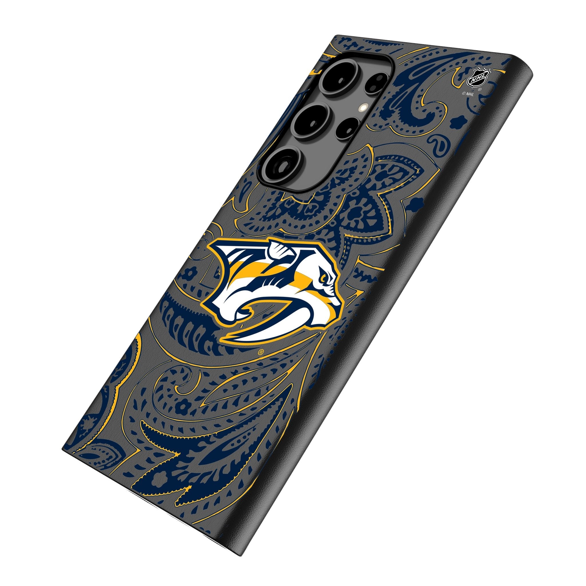 Nashville Predators Paisley MagSafe Compatible Phone Case for Samsung Galaxy