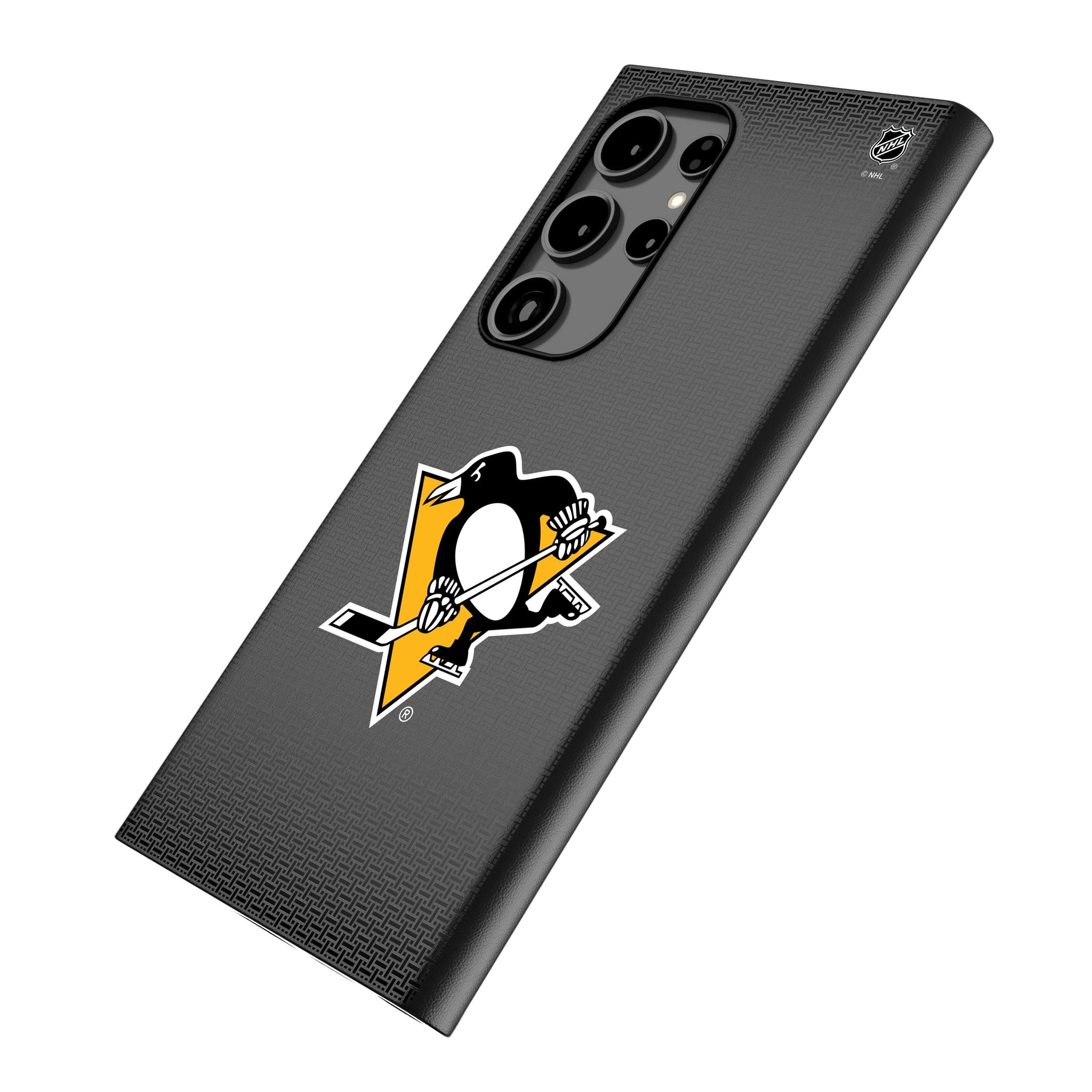 Pittsburgh Penguins Linen MagSafe Compatible Phone Case for Samsung Galaxy