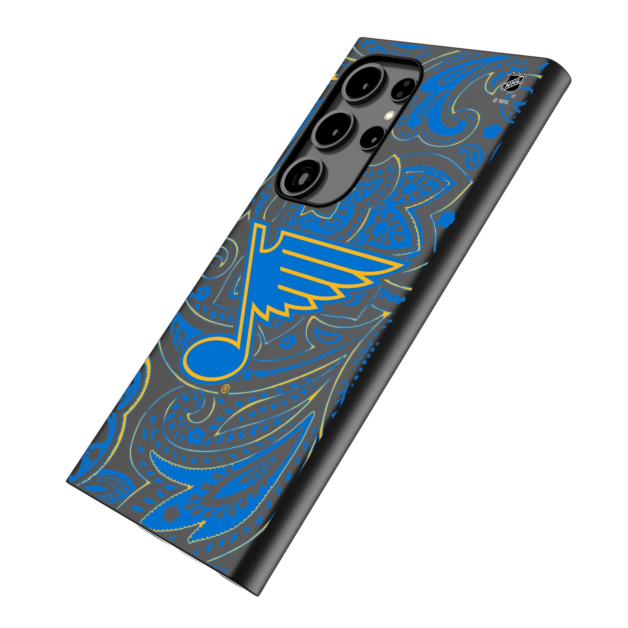 St. Louis Blues Paisley MagSafe Compatible Phone Case for Samsung Galaxy