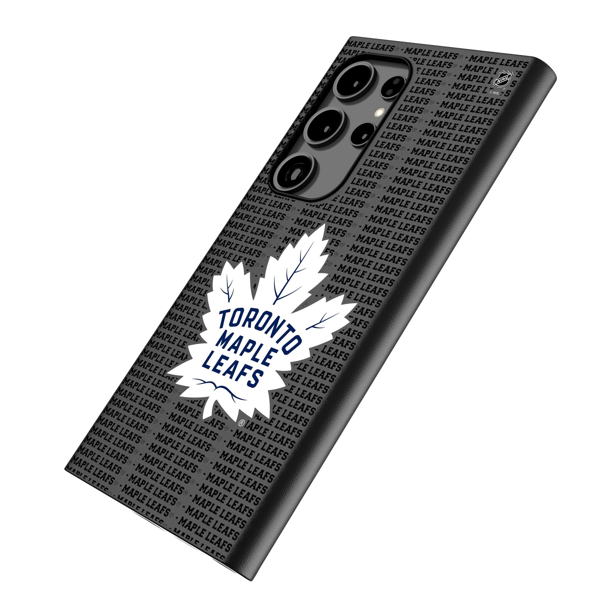 Toronto Maple Leafs Text Backdrop MagSafe Compatible Phone Case for Samsung Galaxy