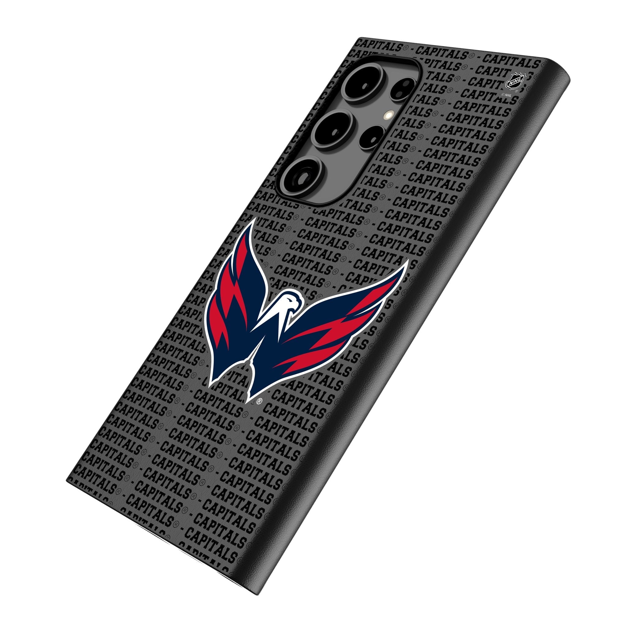 Washington Capitals Text Backdrop MagSafe Compatible Phone Case for Samsung Galaxy