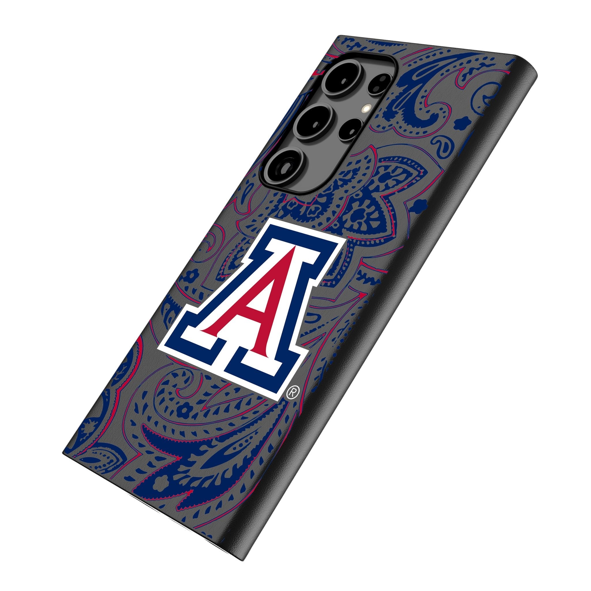 University of Arizona Wildcats Paisley MagSafe Compatible Phone Case for Samsung Galaxy
