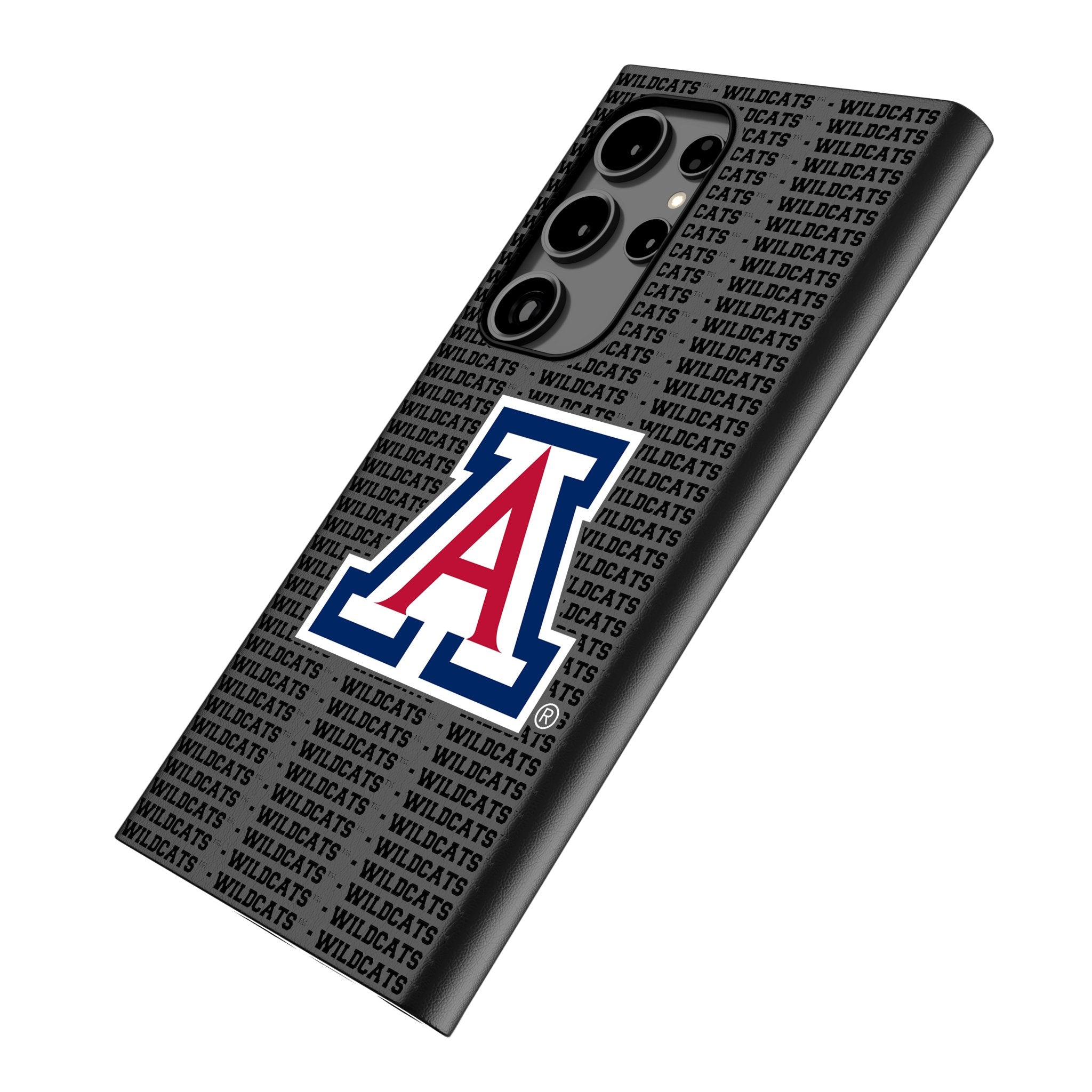 University of Arizona Wildcats Text Backdrop MagSafe Compatible Phone Case for Samsung Galaxy