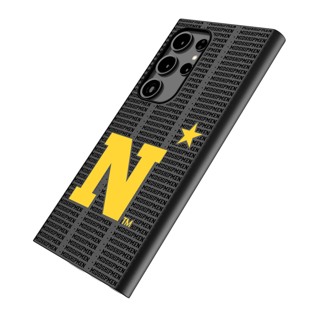 United State Naval Academy Midshipmen Text Backdrop MagSafe Compatible Phone Case for Samsung Galaxy