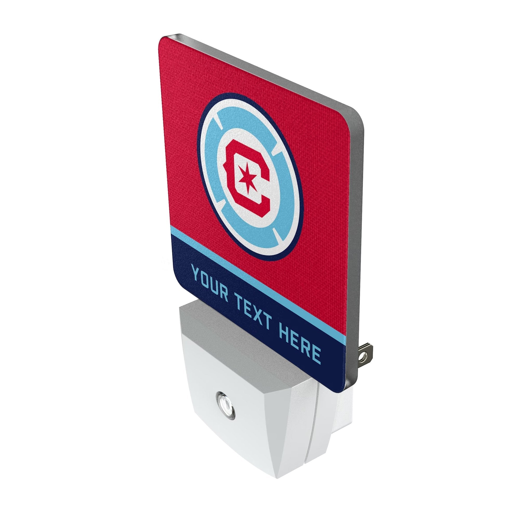 Chicago Fire Personalized Endzone Solid Night Light 2-Pack