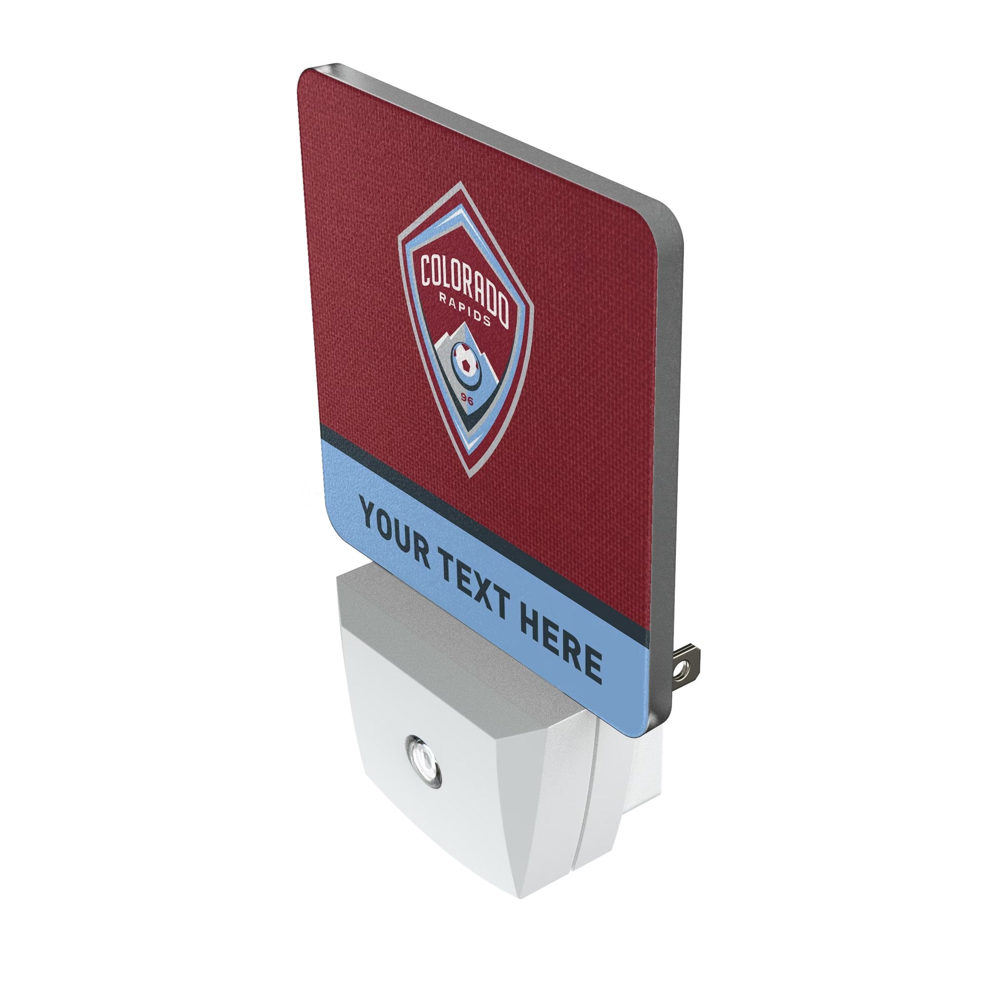 Colorado Rapids Personalized Endzone Solid Night Light 2-Pack