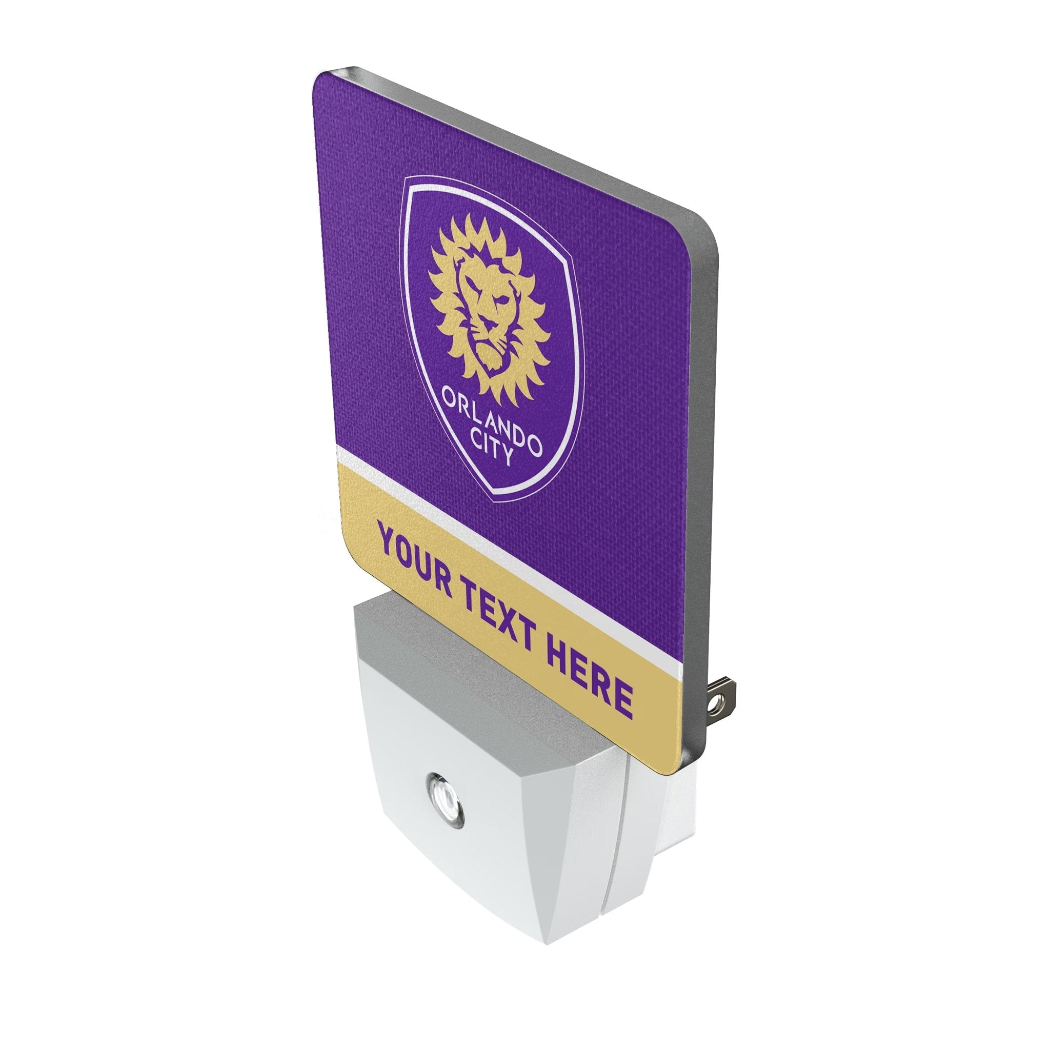 Orlando City Soccer Club Personalized Endzone Solid Night Light 2-Pack