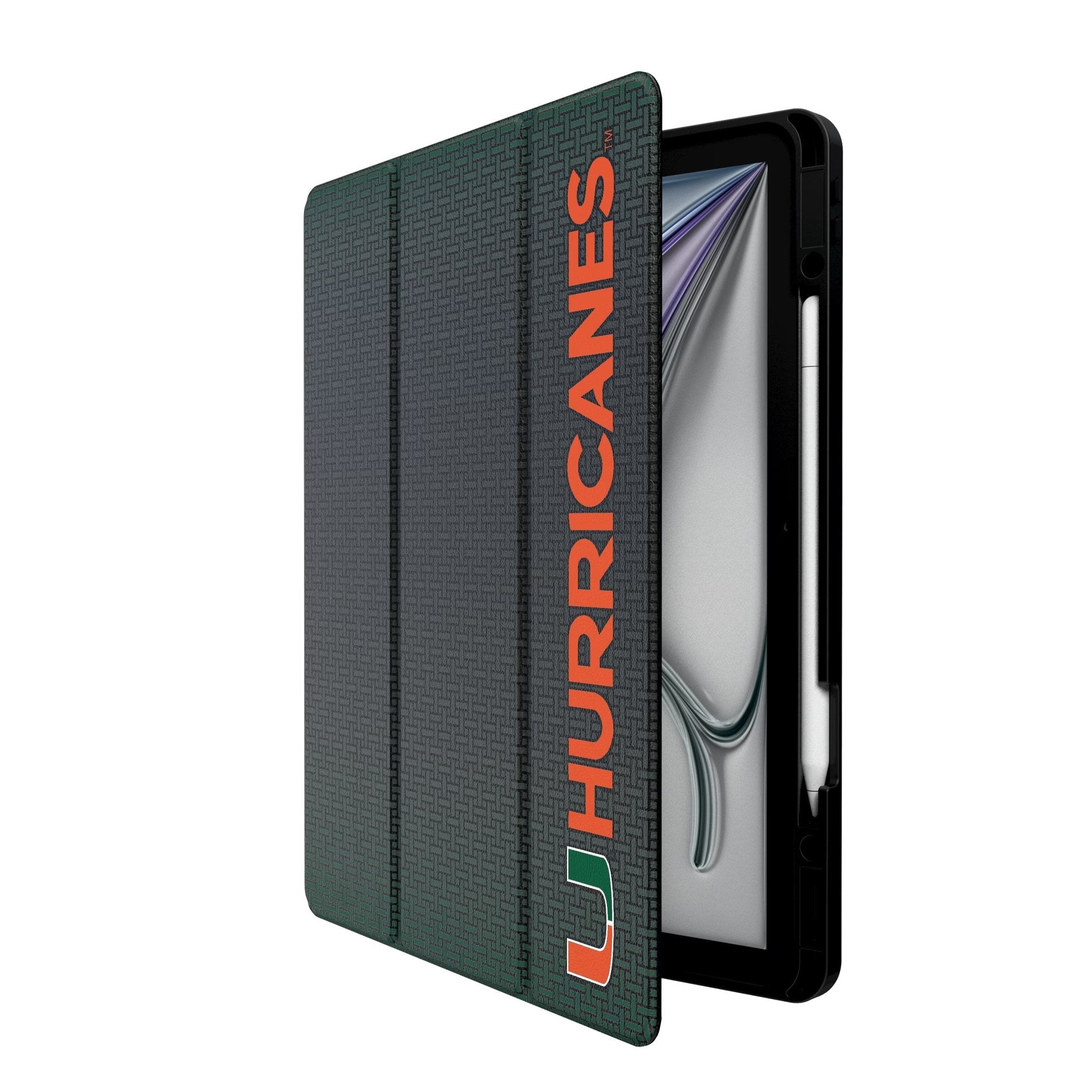 University of Miami Hurricanes Linen Tablet Case for Apple iPad 2