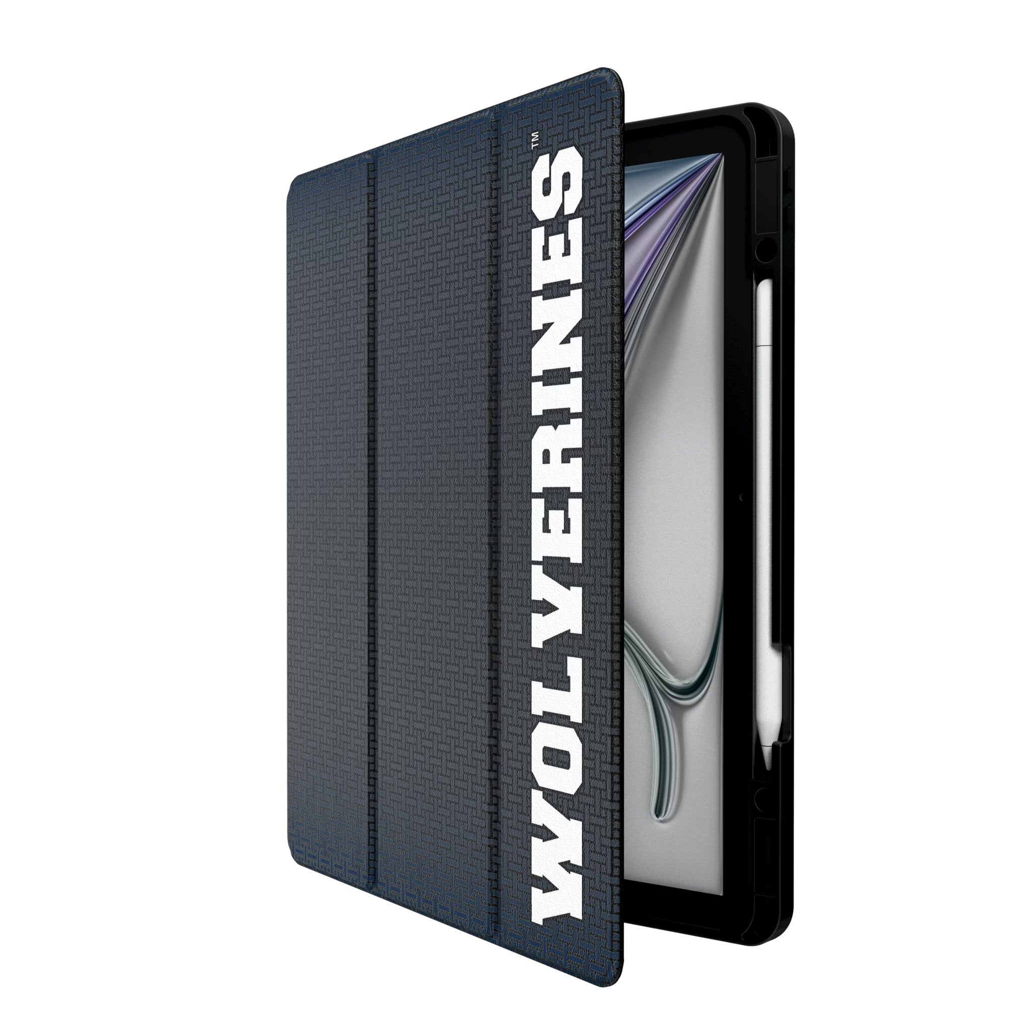 University of Michigan Wolverines Linen Tablet Case for Apple iPad