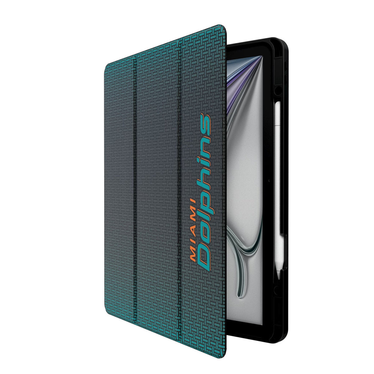 Miami Dolphins Linen Tablet Case for Apple iPad 2