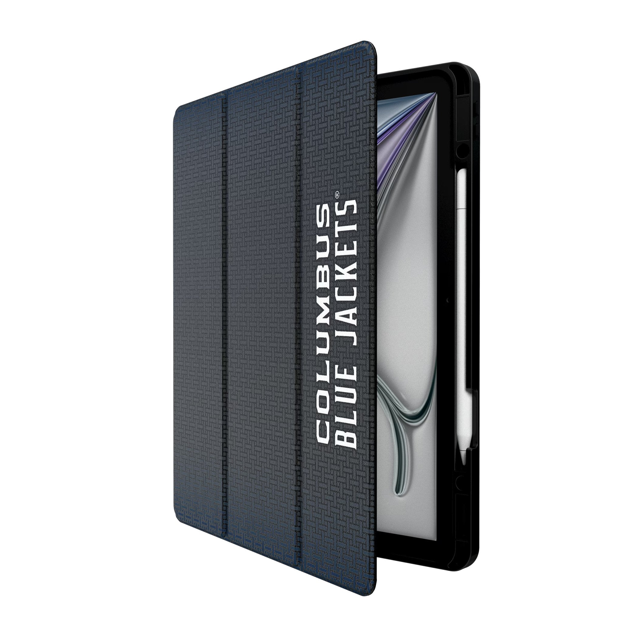 Columbus Blue Jackets Linen Tablet Case for Apple iPad
