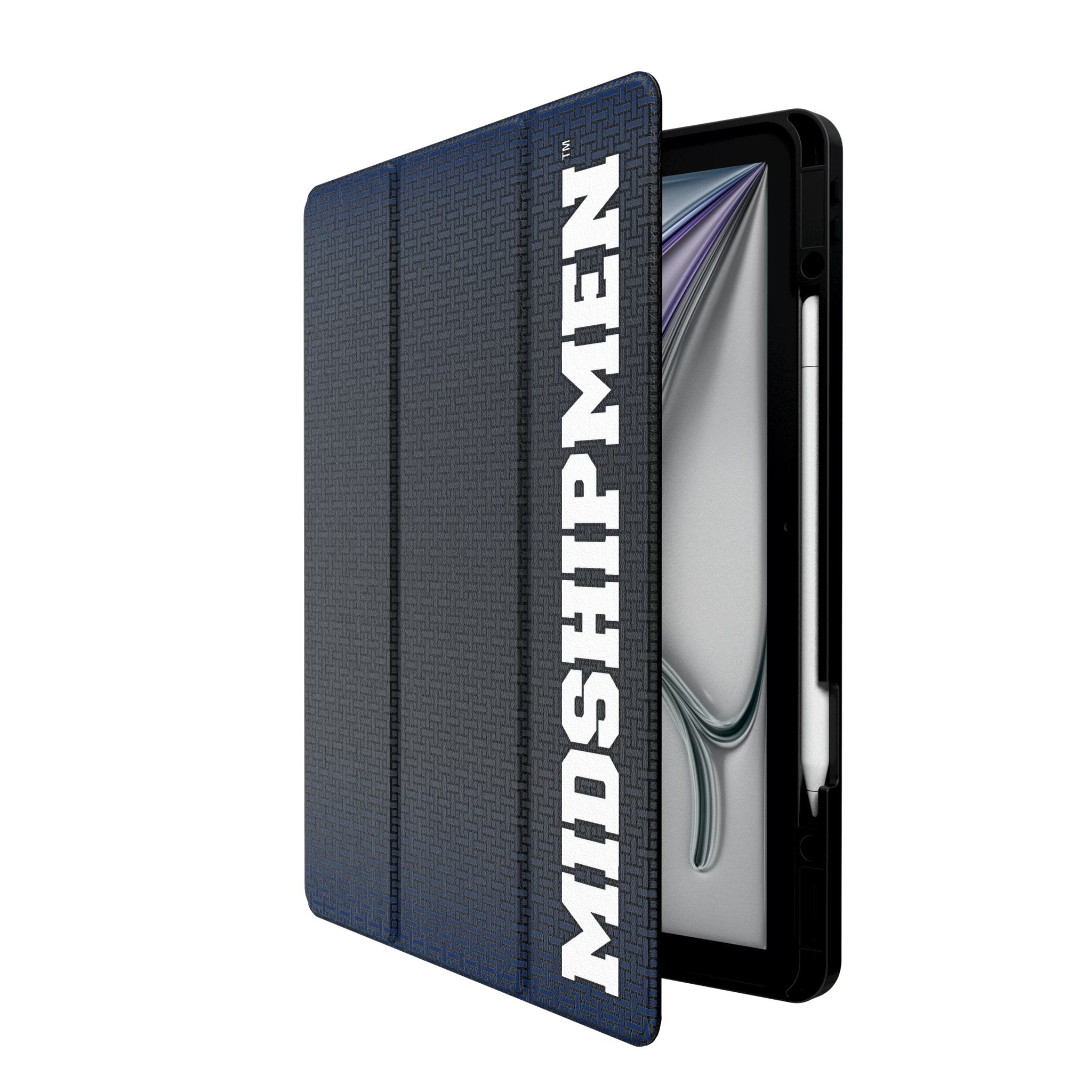 United State Naval Academy Midshipmen Linen Tablet Case for Apple iPad
