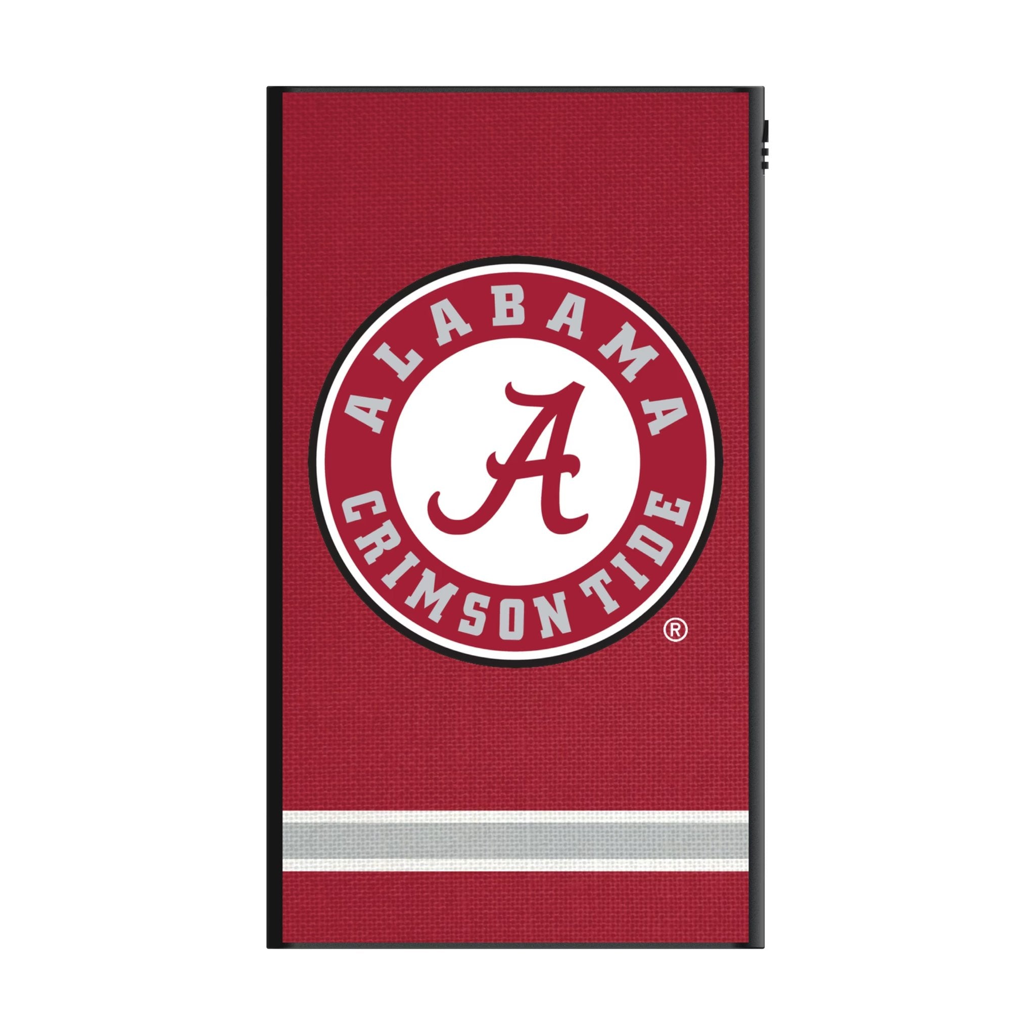 University of Alabama Crimson Tide Stripe 5000mAh Flat Powerbank 2