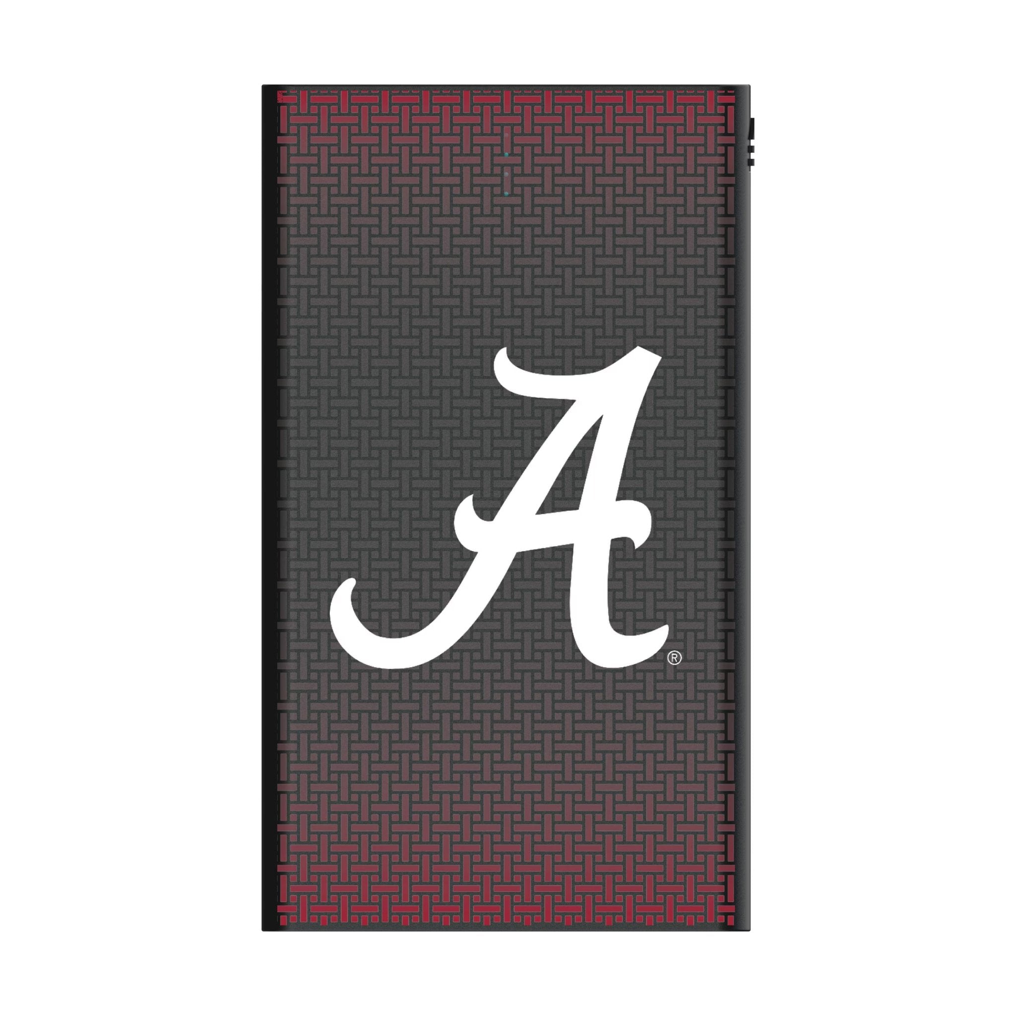 University of Alabama Crimson Tide Script A Linen 5000mAh Flat Powerbank 2
