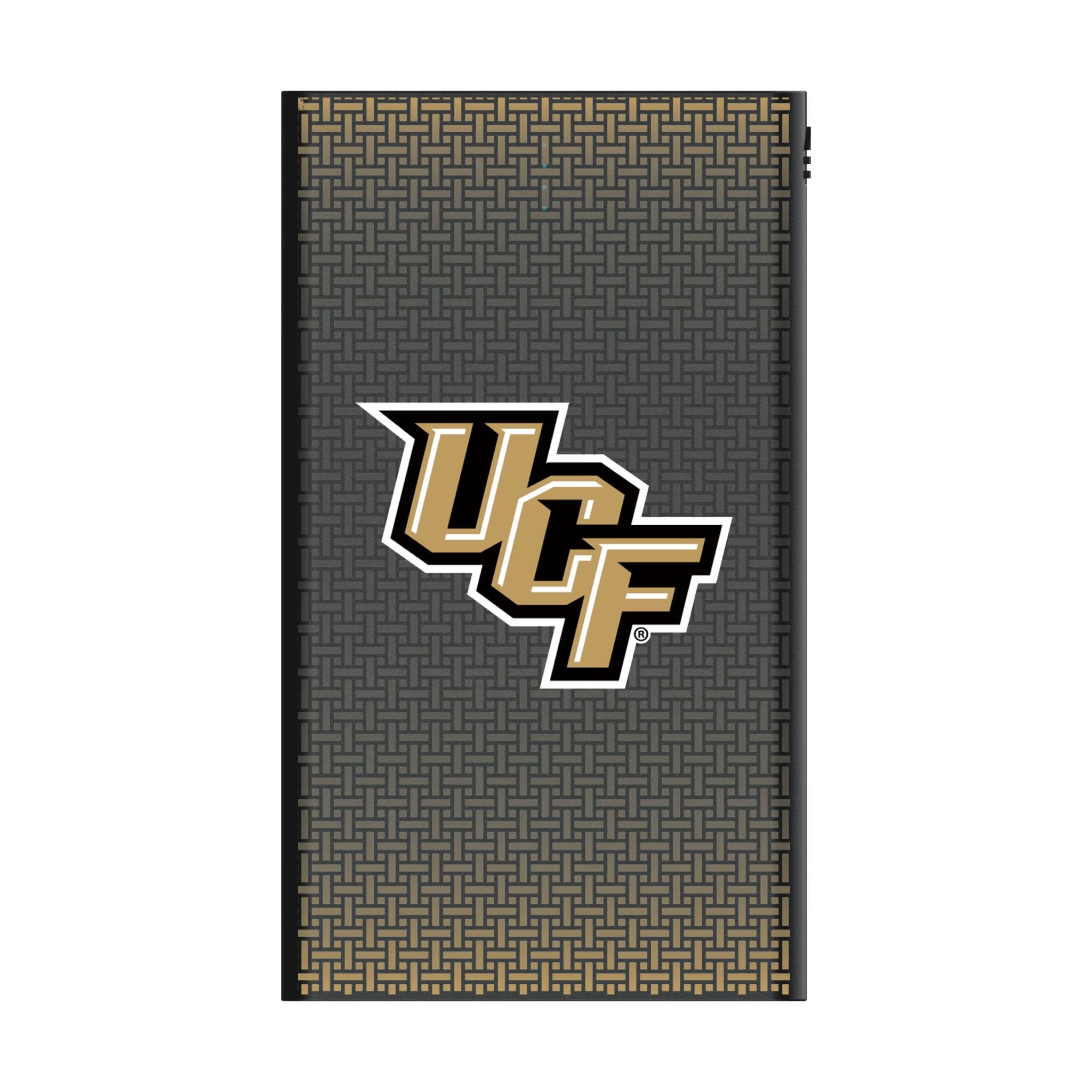 University of Central Florida Golden Knights Linen 5000mAh Flat Powerbank 2