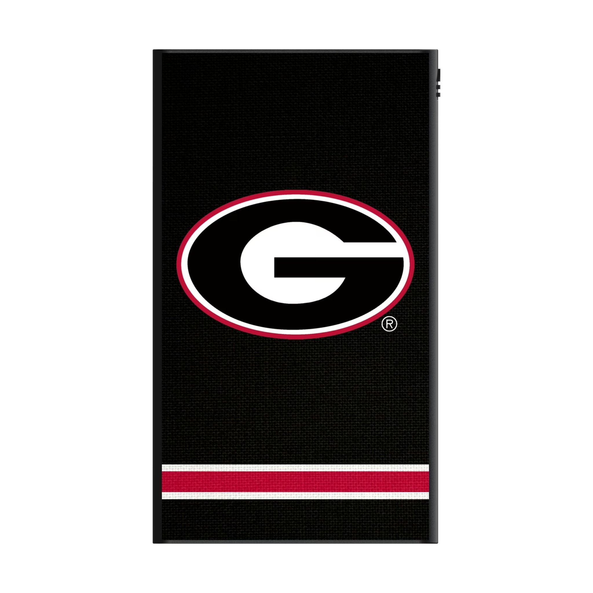 University of Georgia Bulldogs Stripe 5000mAh Flat Powerbank