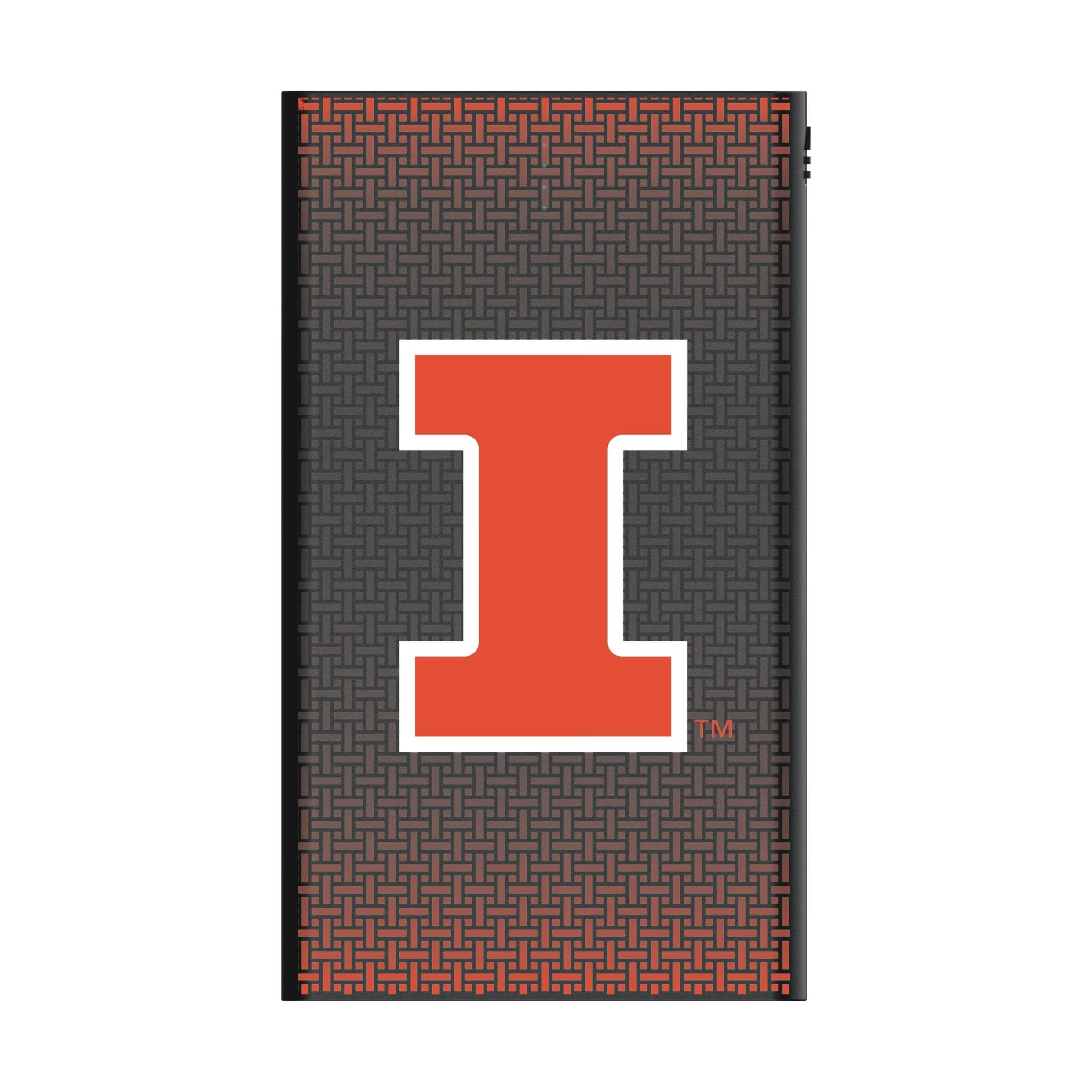 University of Illinois Fighting Illini Linen 5000mAh Flat Powerbank